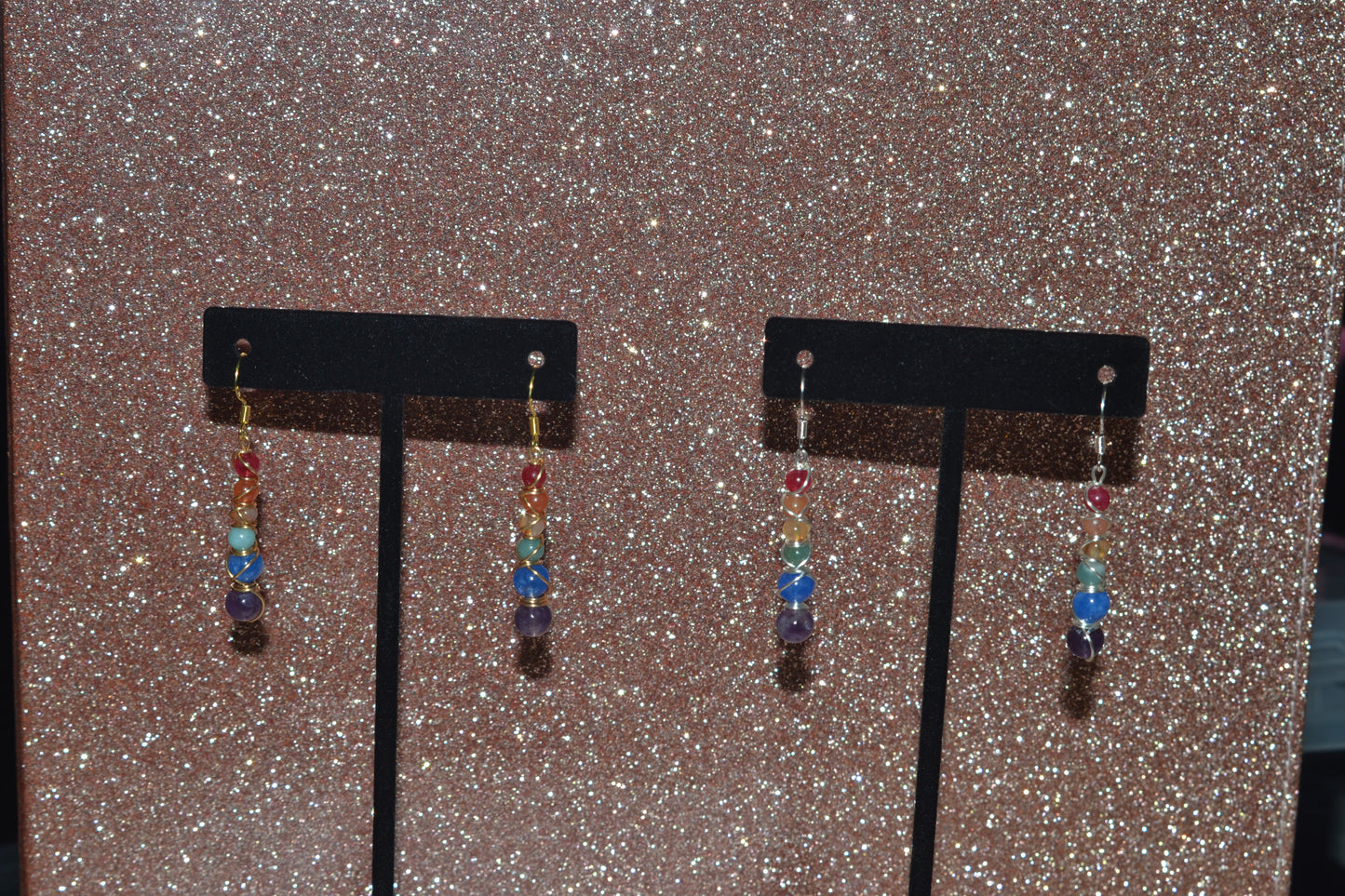 🌈 Rainbow Energy Earrings
