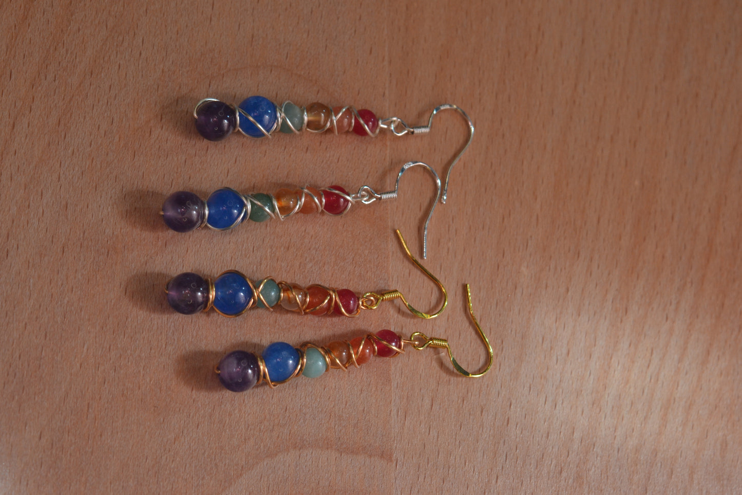 🌈 Rainbow Energy Earrings
