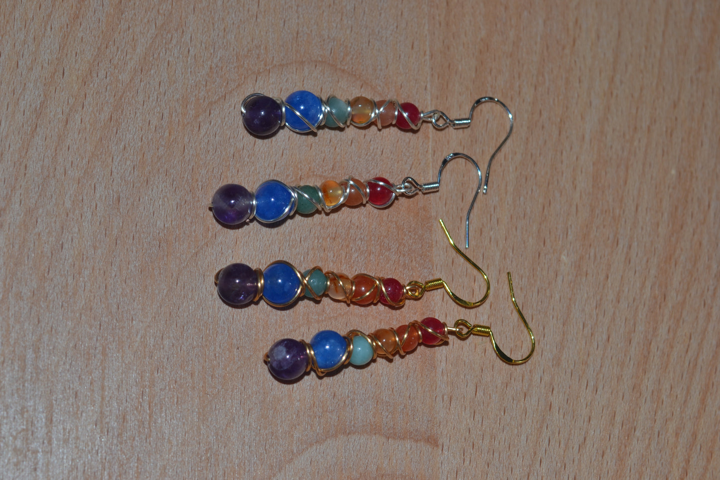 🌈 Rainbow Energy Earrings