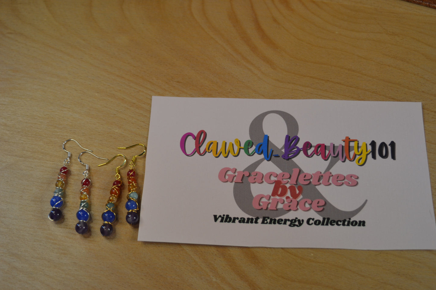 🌈 Rainbow Energy Earrings