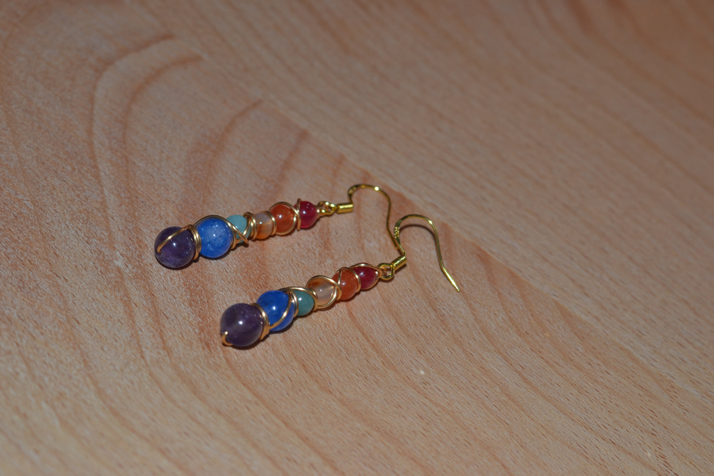 🌈 Rainbow Energy Earrings