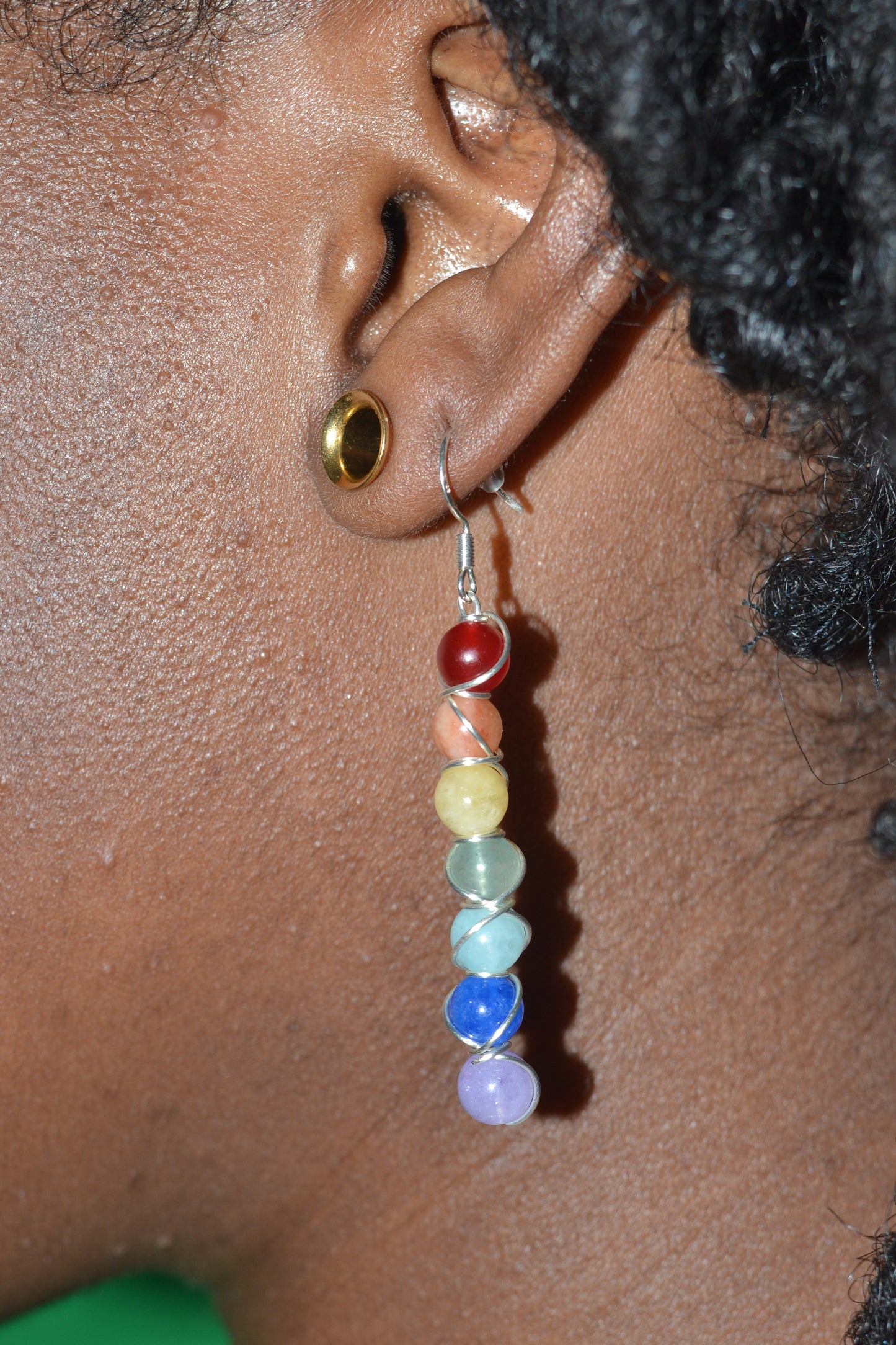 Radiant Rainbow Gemstone Set – Earrings & Bracelet for Balance, Light & Alignment