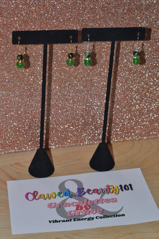 Shock Bite Drop Earrings (Gold or Silver)