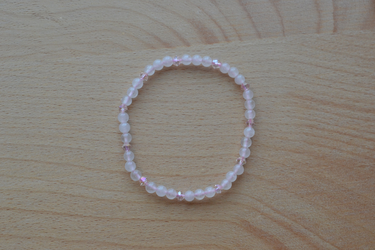 Delicate Rose Quartz Bracelet – Self-Love & Confidence