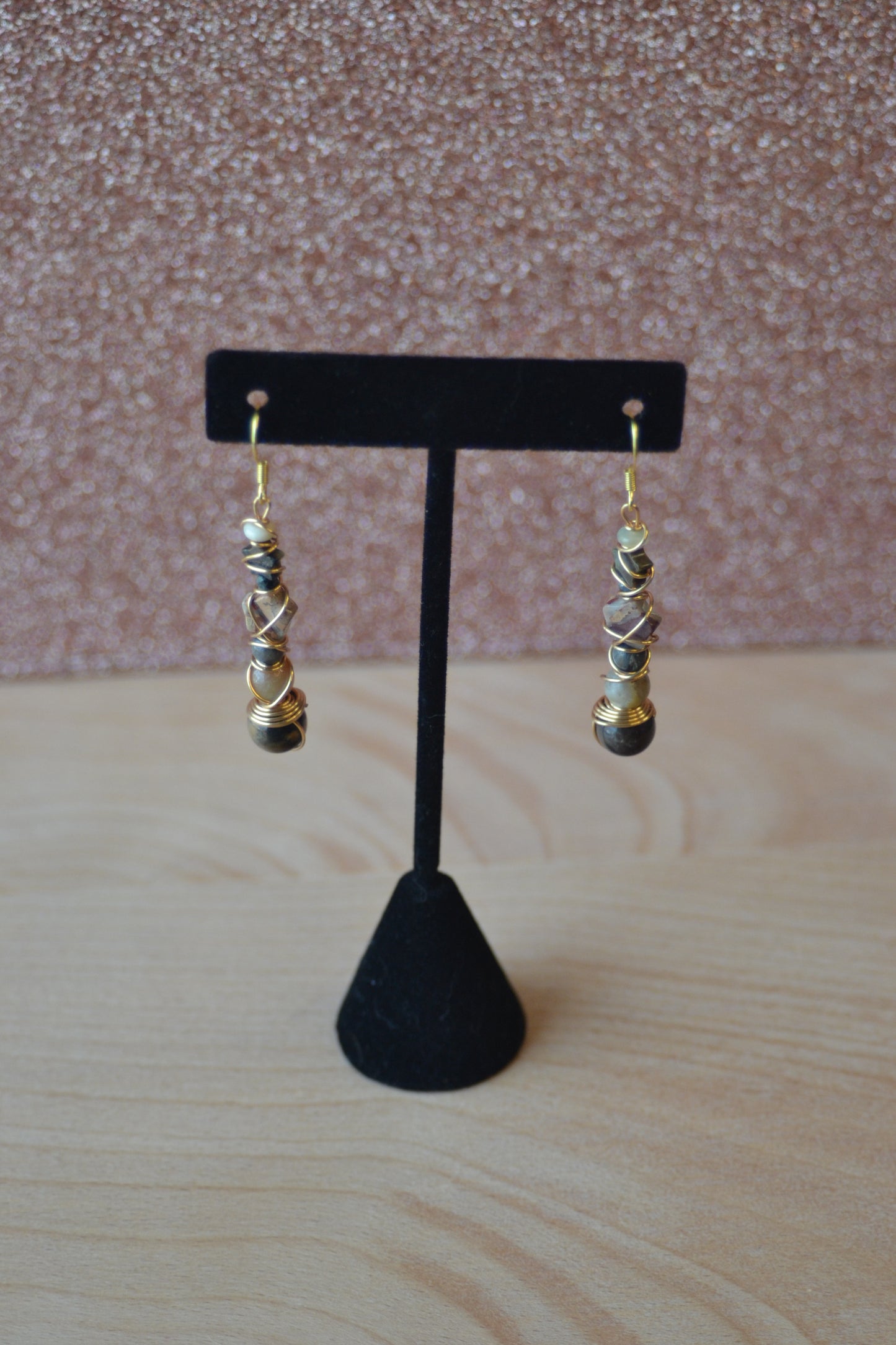 Starfall Amazonite Cascade Earrings