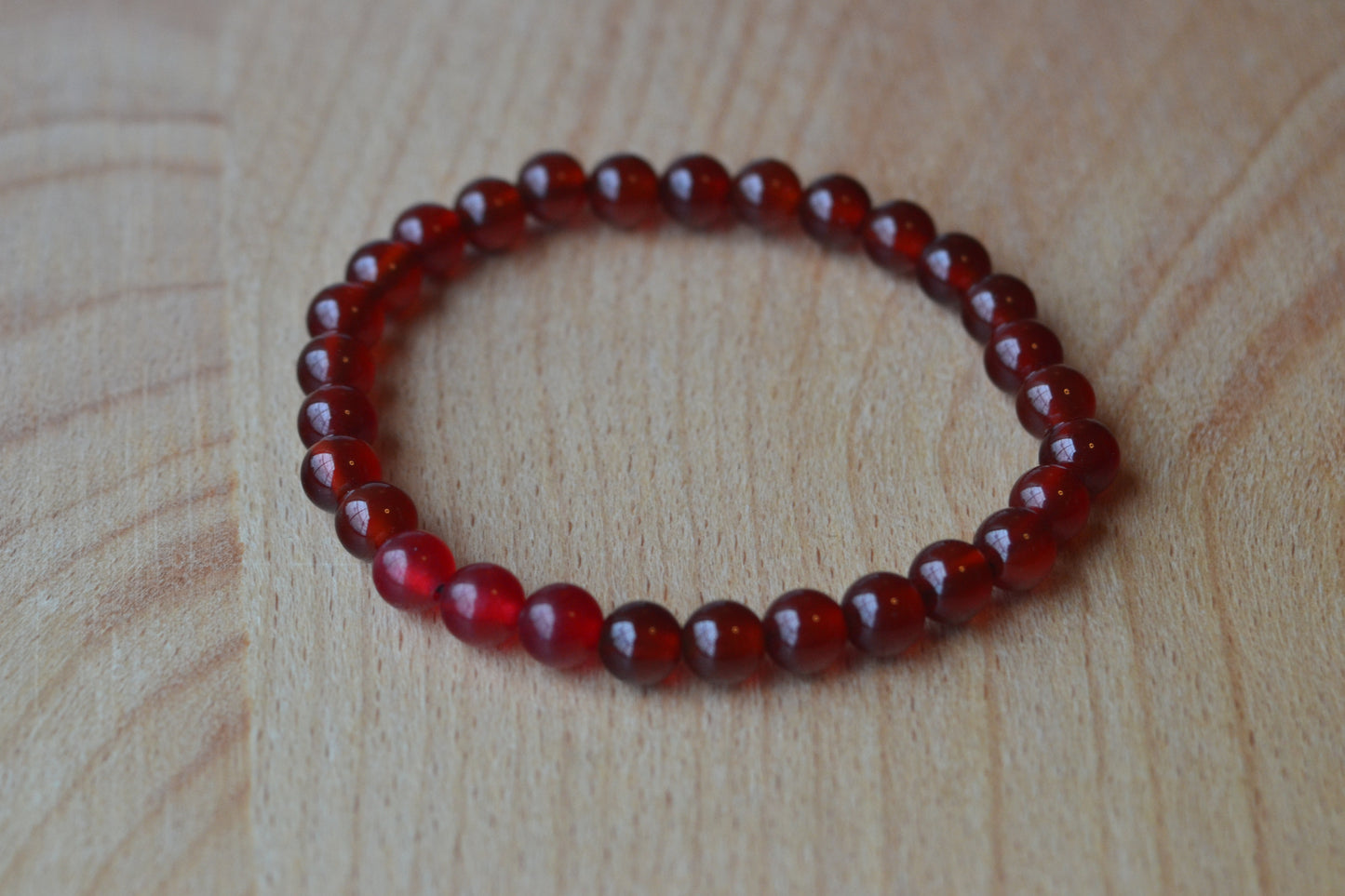 Carnelian & Cherry Quartz Power Bracelet – For Courage, Fire & Fighting for Yourself