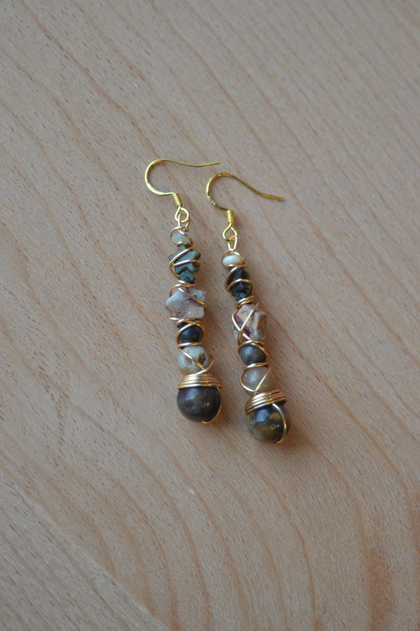 Starfall Amazonite Cascade Earrings