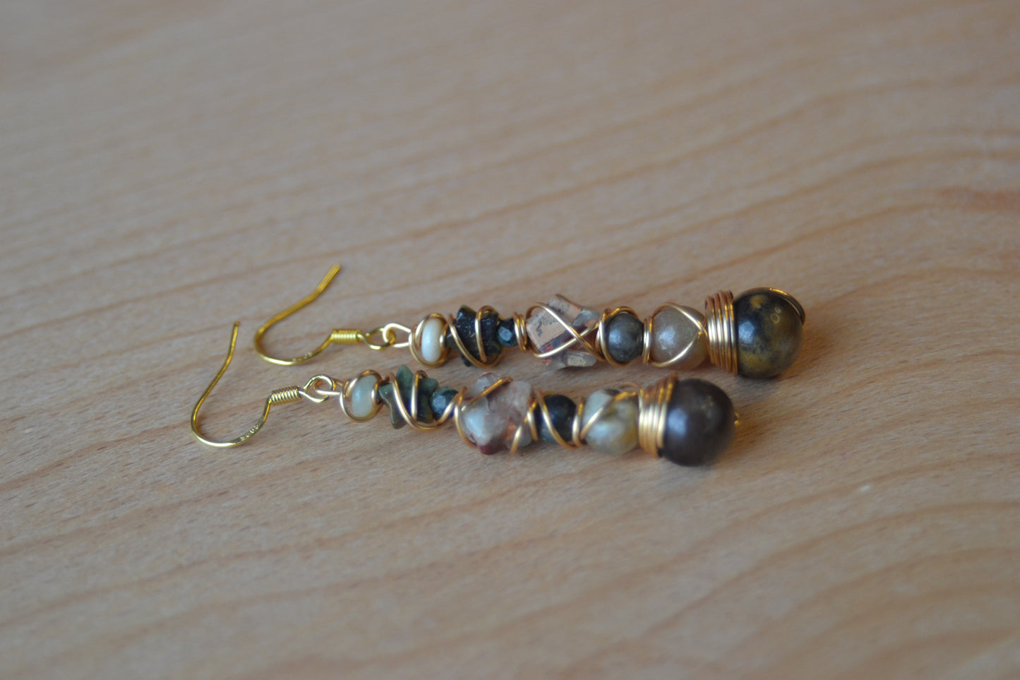 Starfall Amazonite Cascade Earrings