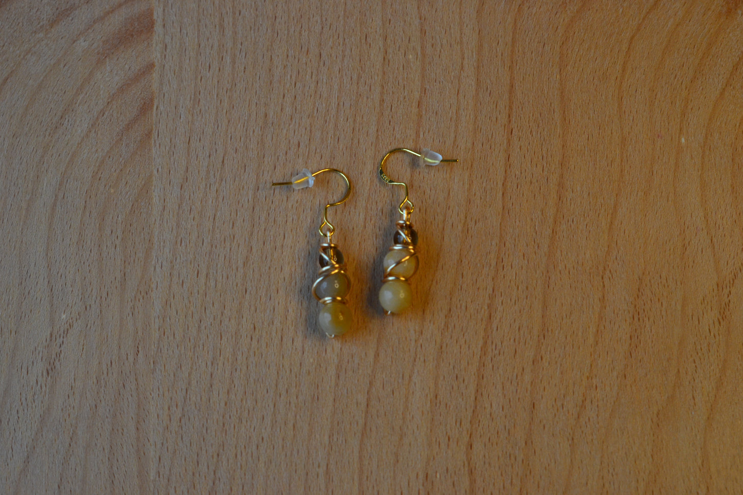Yellow Jade & Smoky Quartz Jewelry Set – Radiant Feminine Energy & Empowered Joy