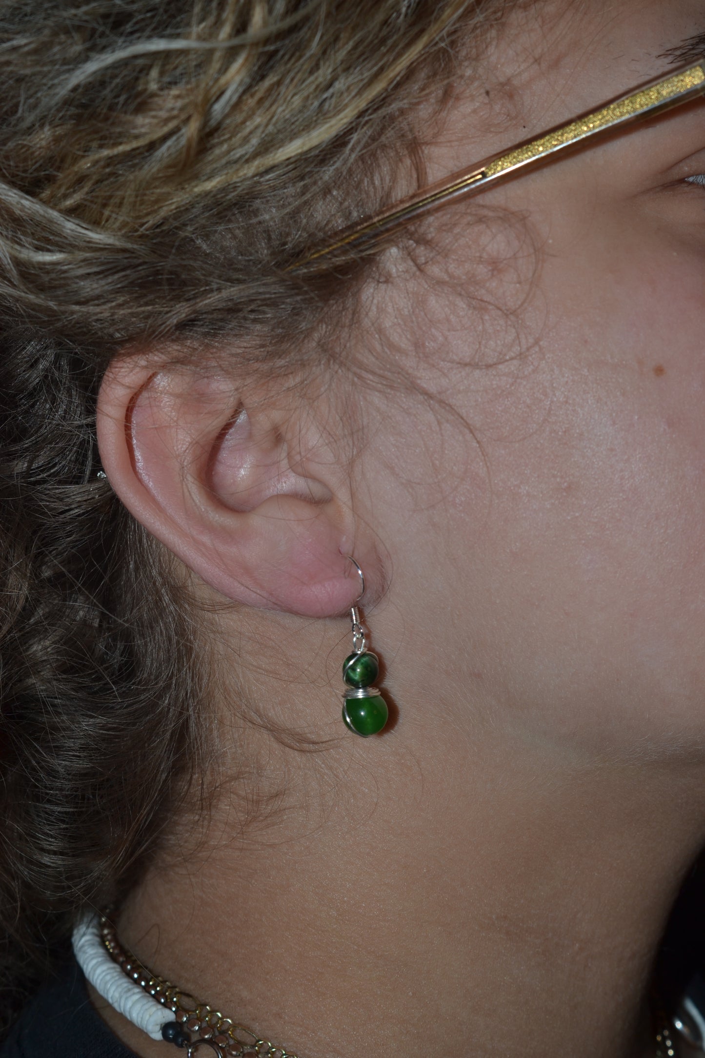 Shock Bite Drop Earrings (Gold or Silver)