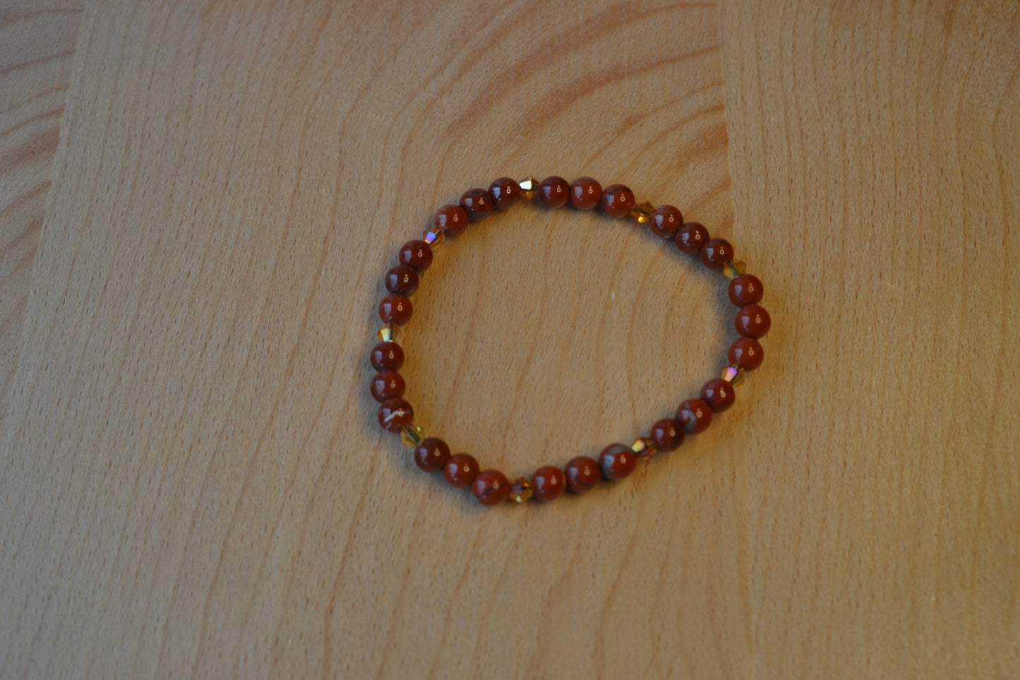 Red Line Jasper Bracelet – Balanced Energy & Inner Resilience
