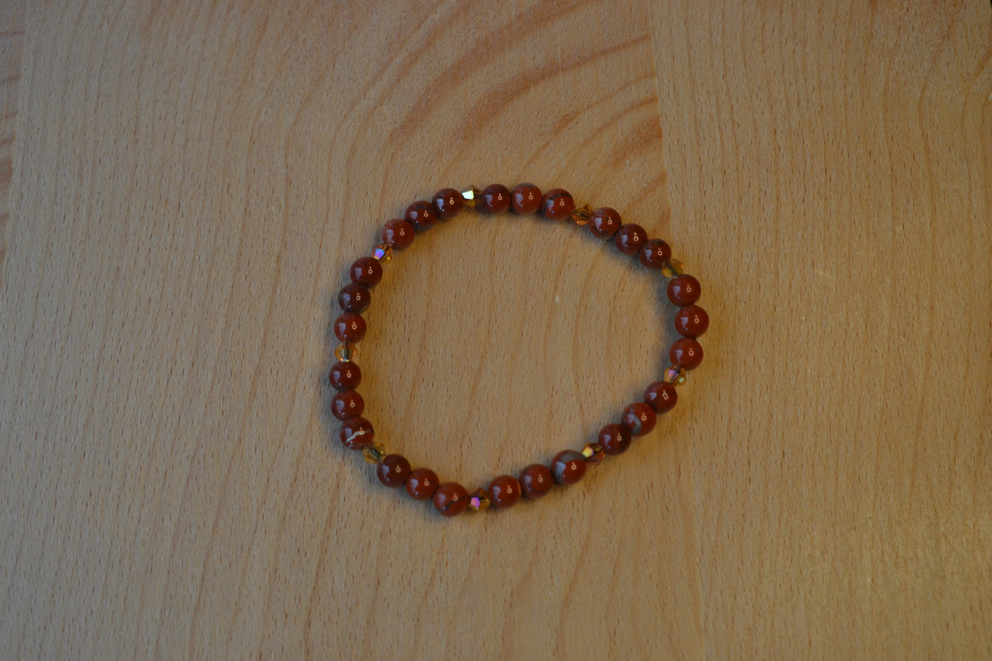 Red Line Jasper Bracelet – Balanced Energy & Inner Resilience