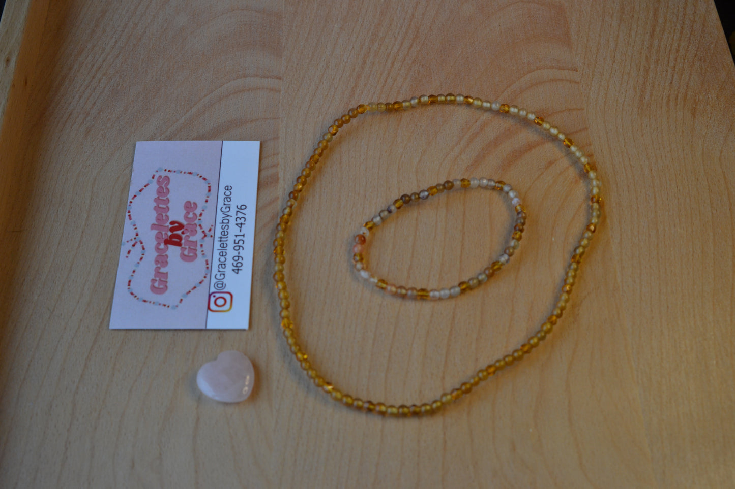 Amber & Agate Choker + Bracelet Set – Gentle Grounding, Warmth & Protection