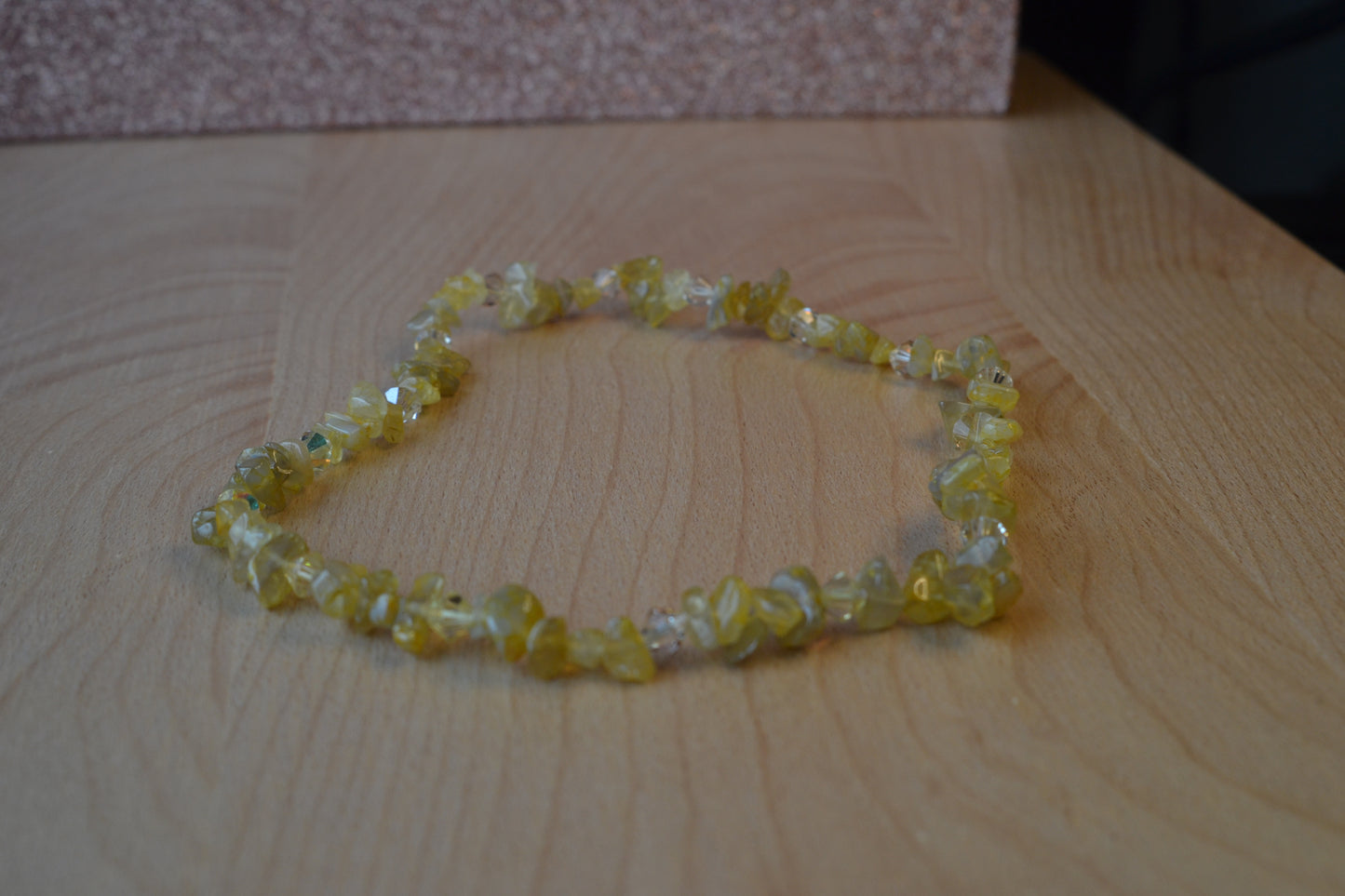 Yellow Agate & Crystal Choker – Radiance, Joy & Solar Power (14")