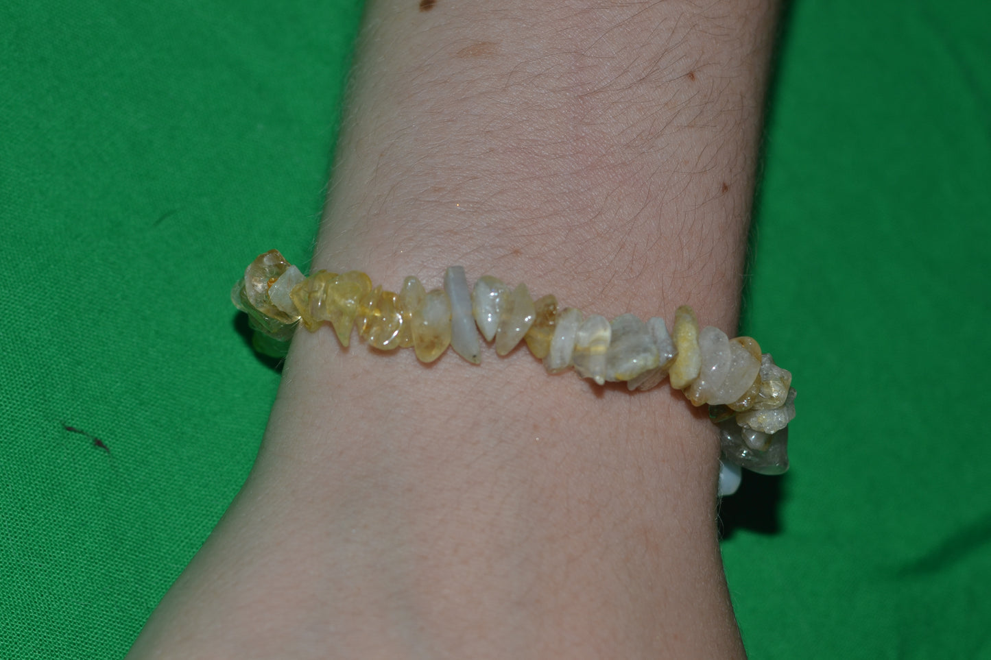 Citrine Chip Bead Bracelet – Joy, Abundance & Solar Confidence