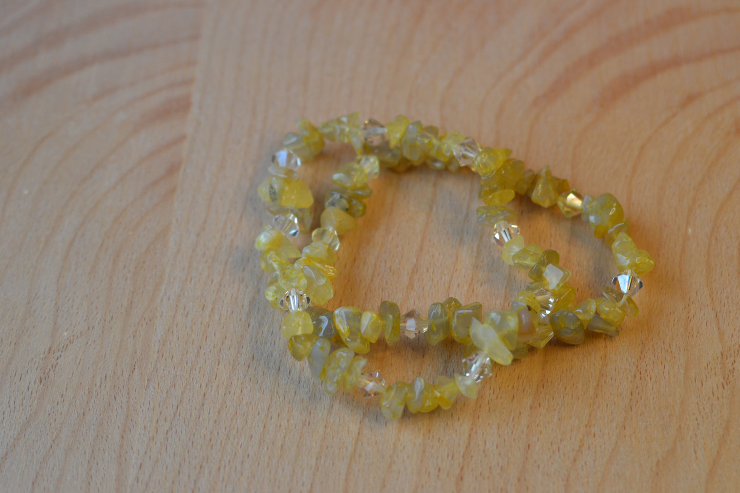 Yellow Agate & Crystal Choker – Radiance, Joy & Solar Power (14")