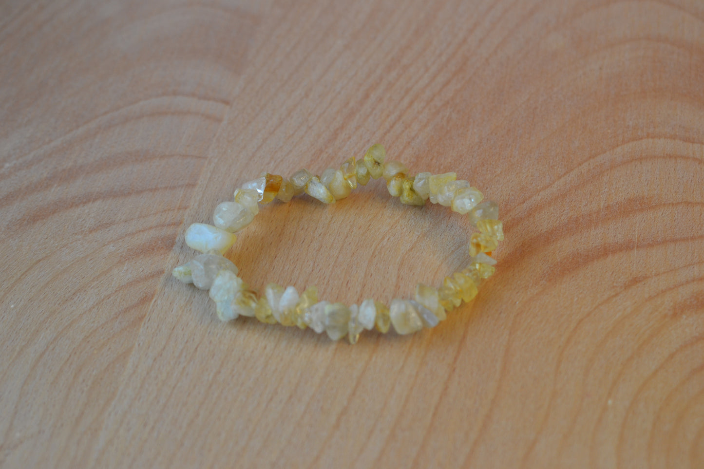 Citrine Chip Bead Bracelet – Joy, Abundance & Solar Confidence