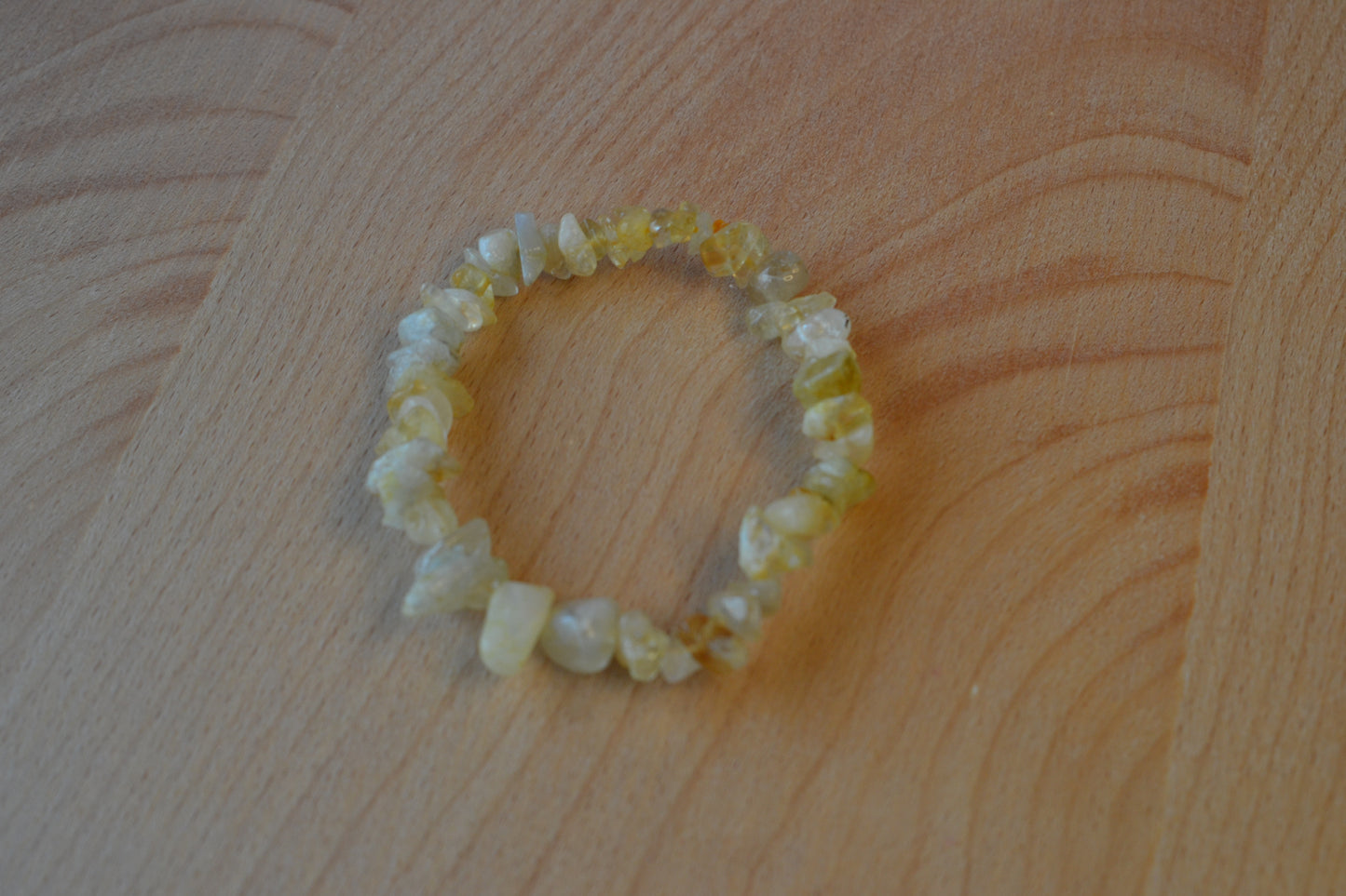 Citrine Chip Bead Bracelet – Joy, Abundance & Solar Confidence