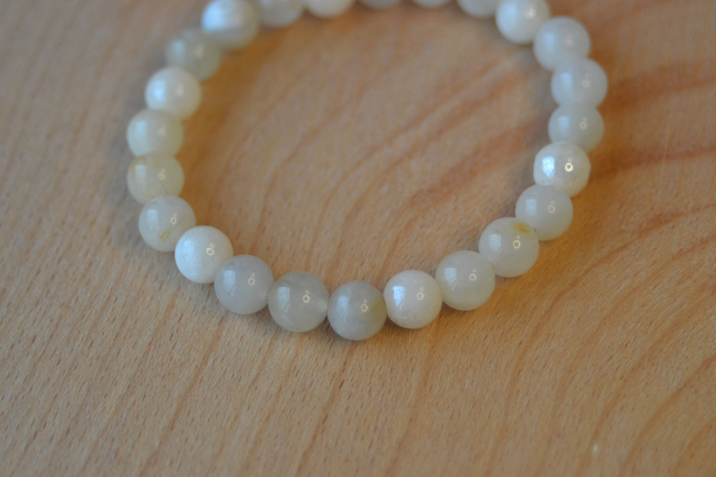 Milky Quartz, Calcite & Agate Bracelet – Gentle Healing, Clarity & Emotional Balance