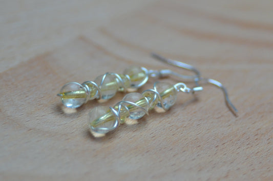 Citrine Sunburst Earrings