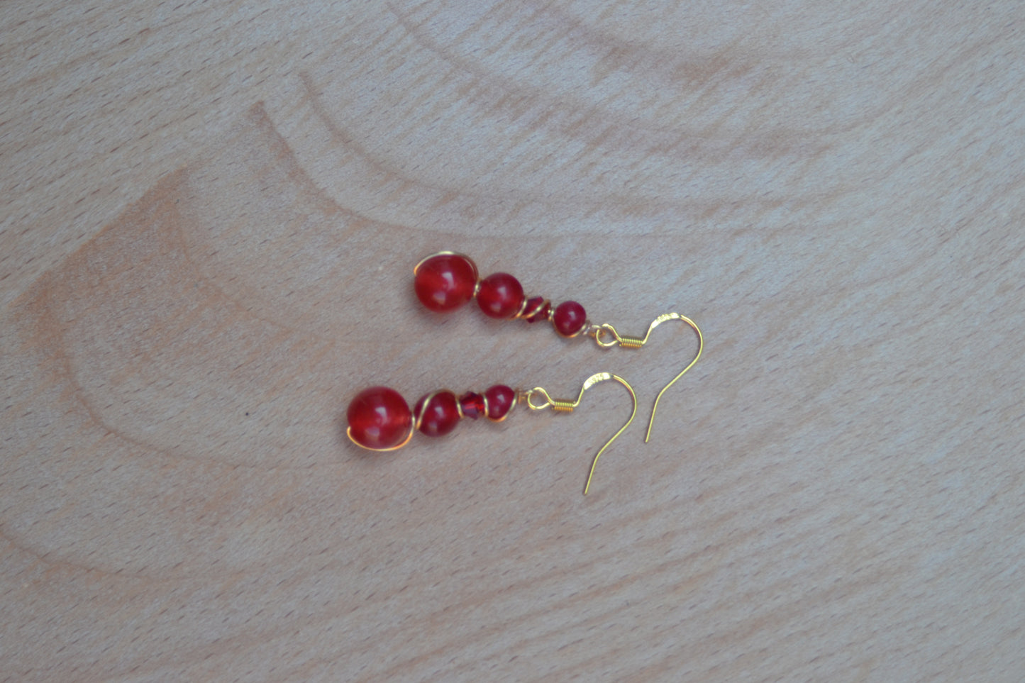 Cherry Radiance Earrings