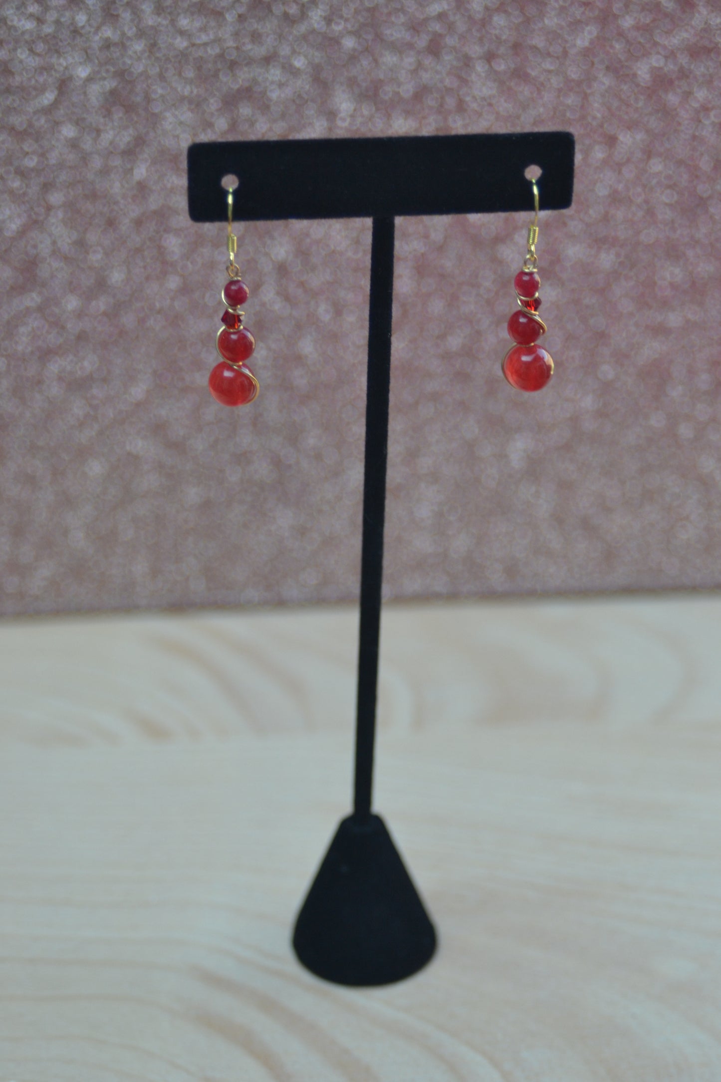Cherry Radiance Earrings