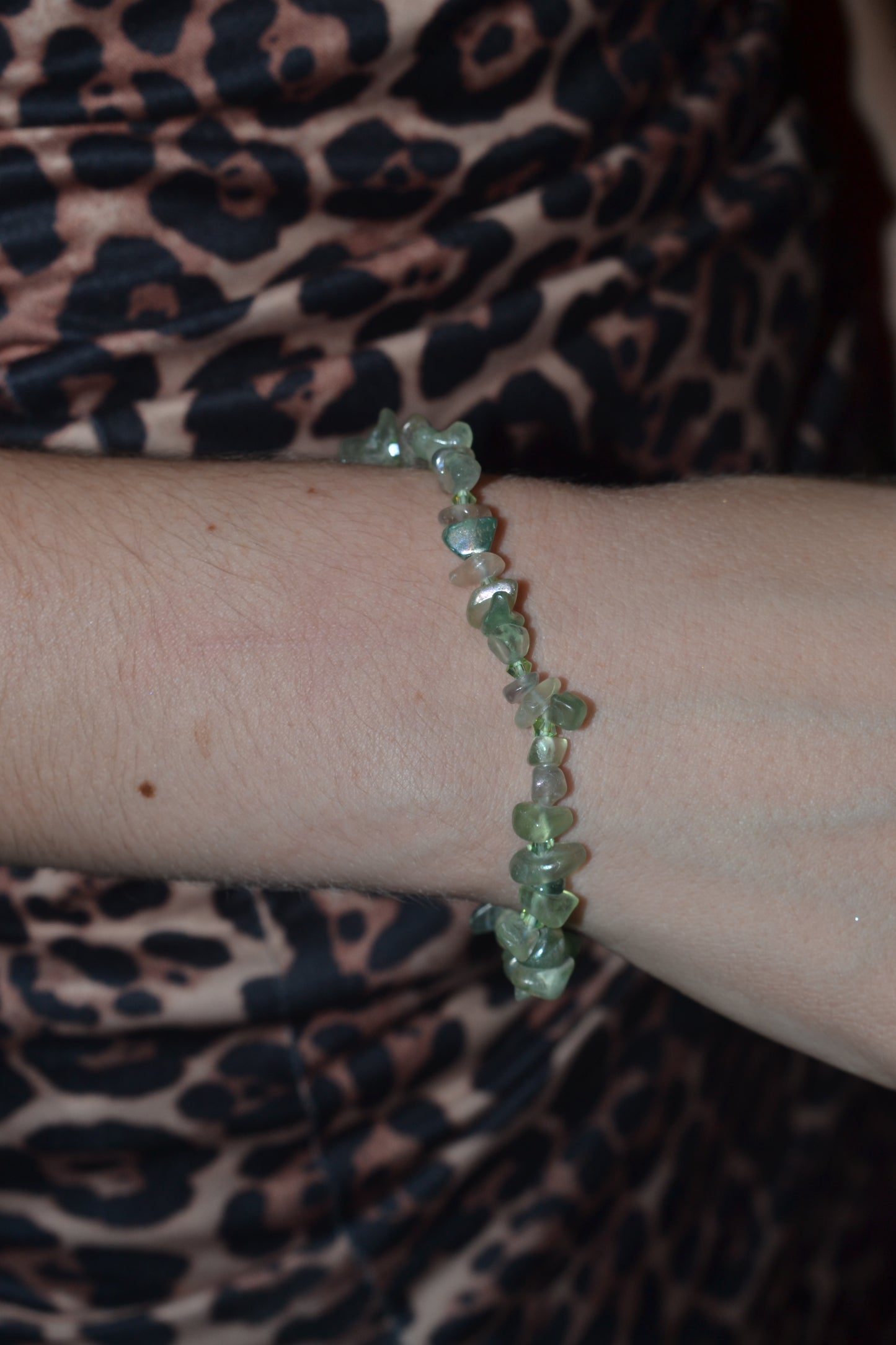 Aura Fluorite Bracelet – Vibrant Energy & Healing