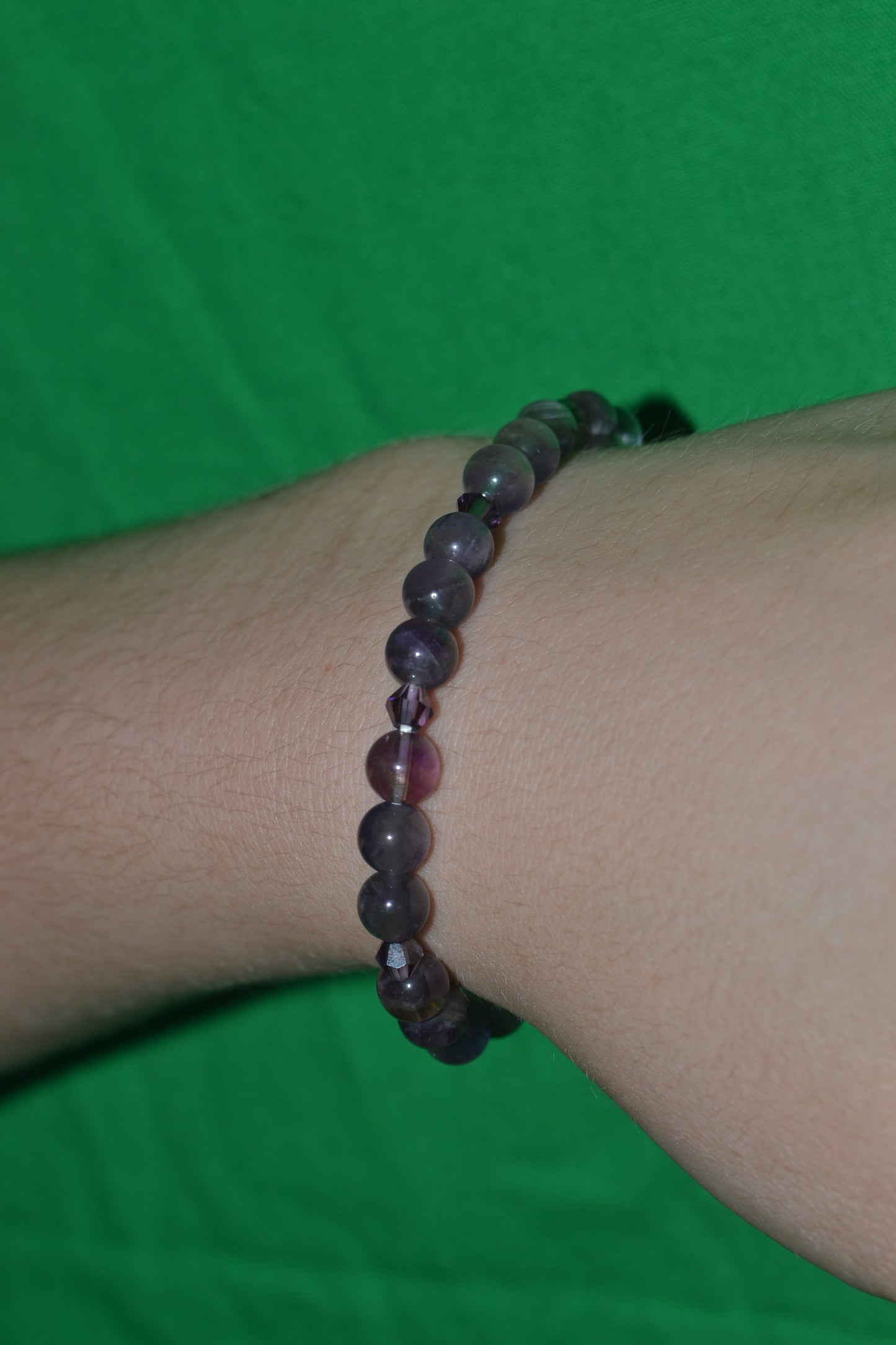 🌓 Amethyst Duality Bracelet – “Shadow & Shine”