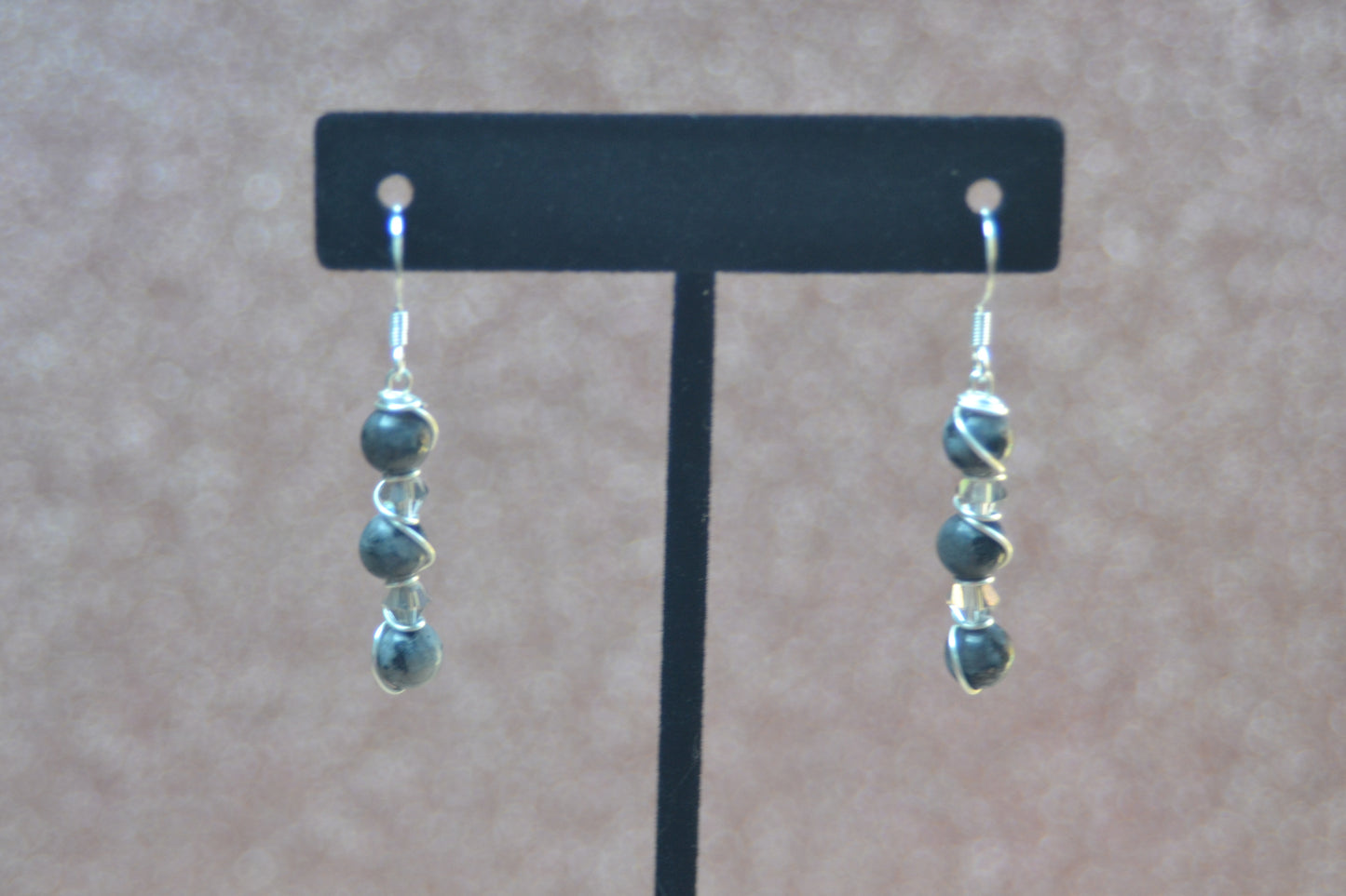 Mystic Grey Labradorite Earrings