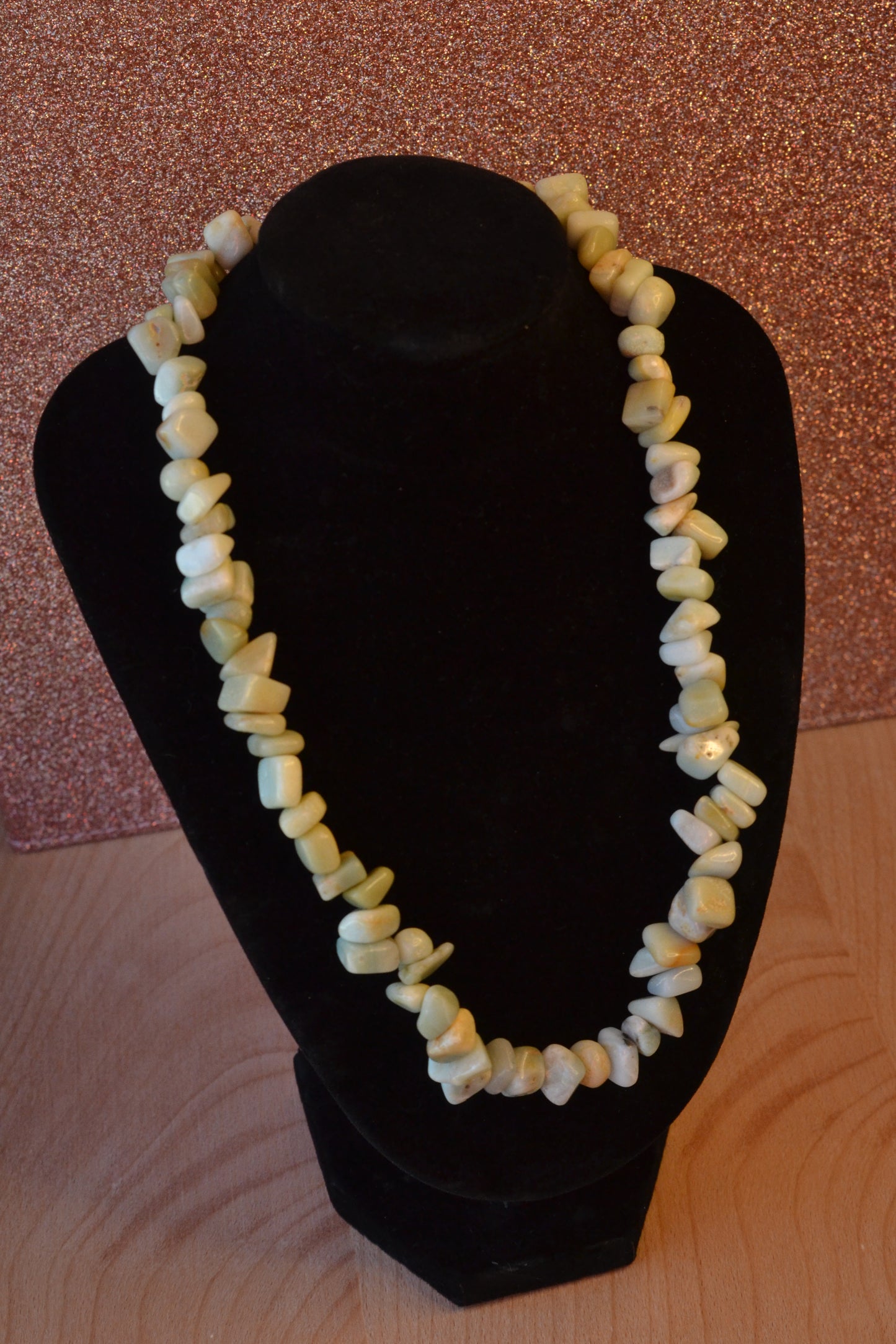 Chunky Amazonite Choker – Truth, Boundaries & Ocean Power (18")