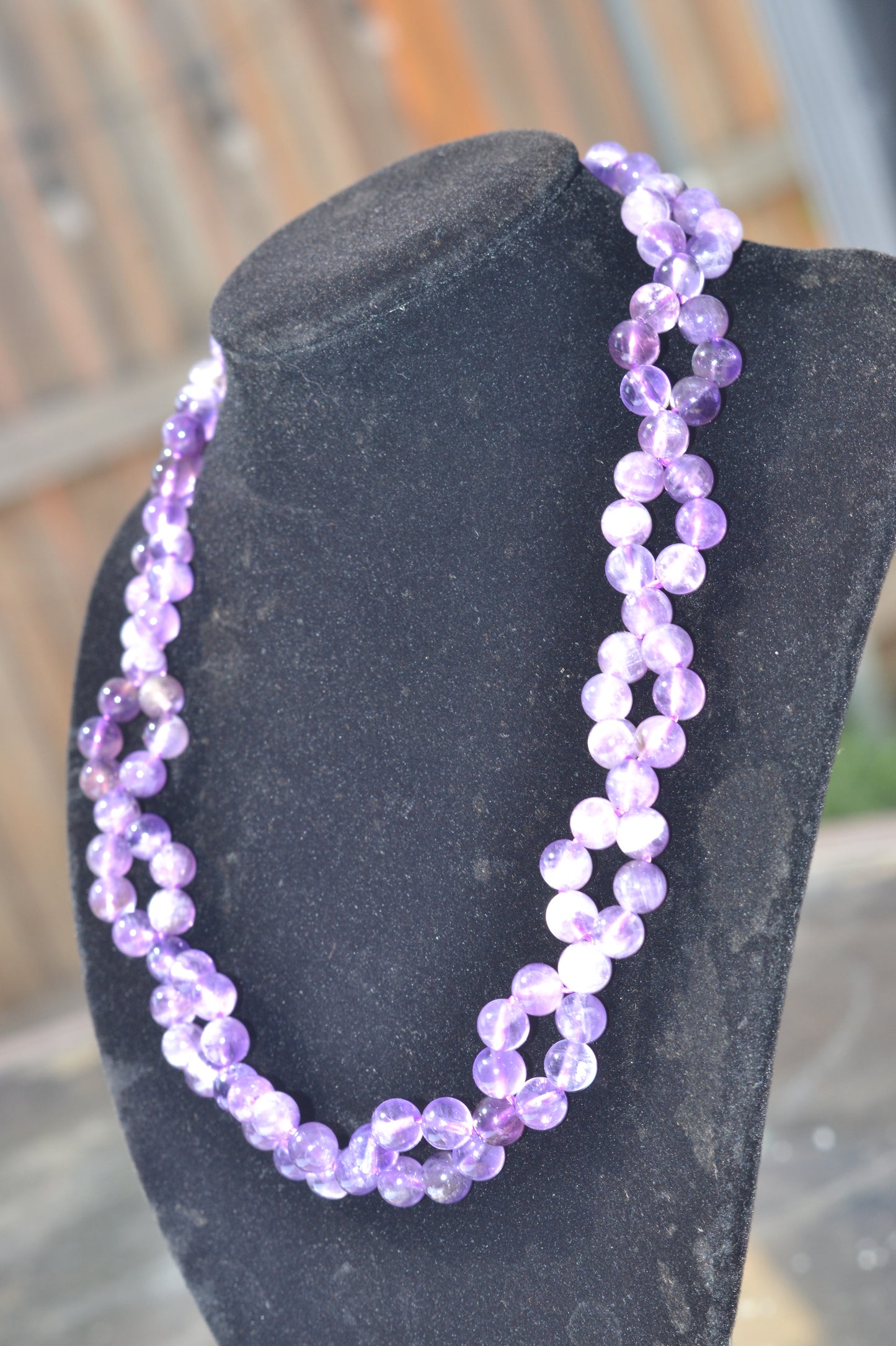 Mystic Amethyst Loop Choker