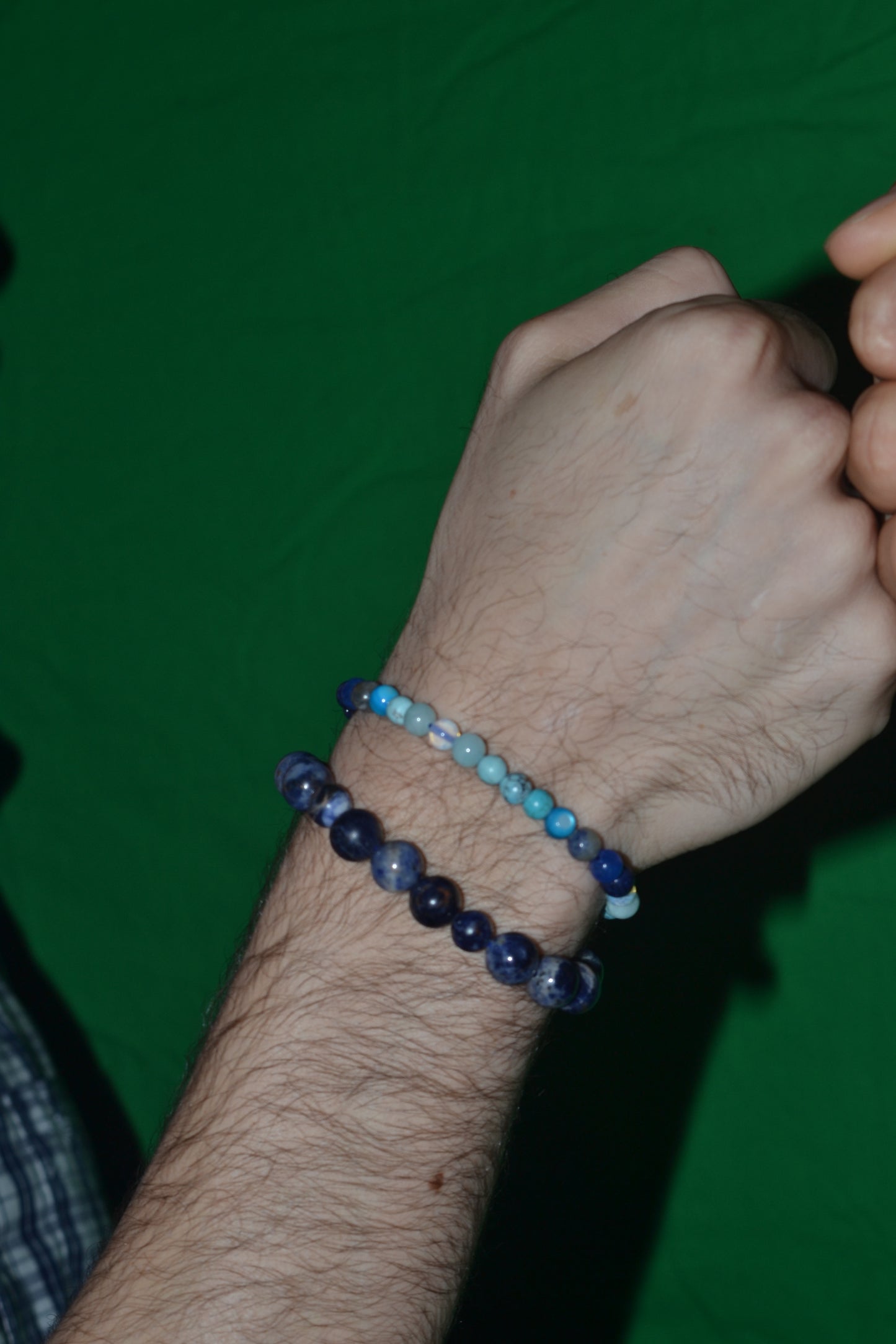 Ocean Mind Bracelet – 4mm Blues for Calm, Truth & Emotional Wisdom