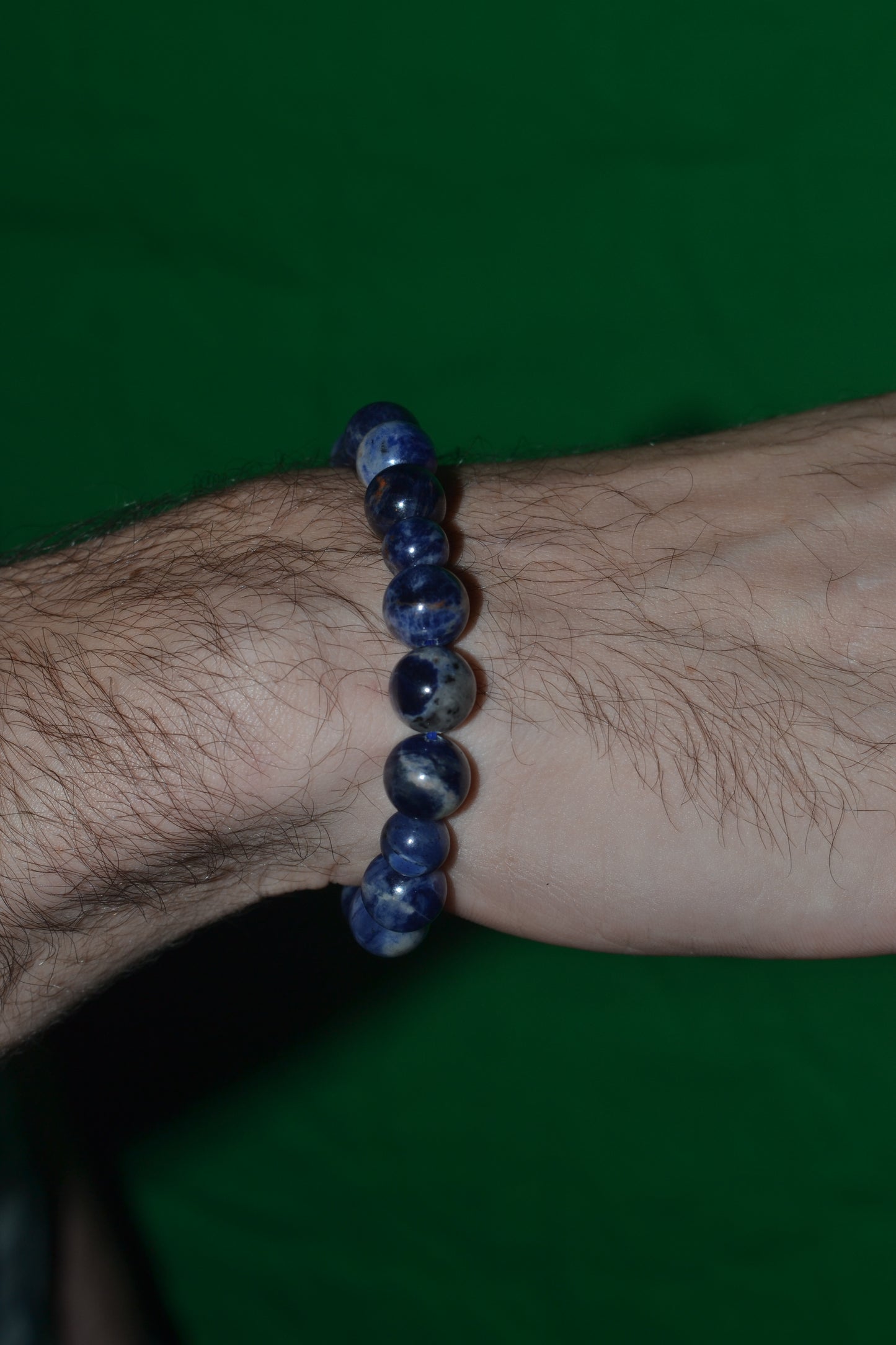 Masculine Sodalite Bracelet – Clarity, Confidence & Calm (8mm + 6mm)
