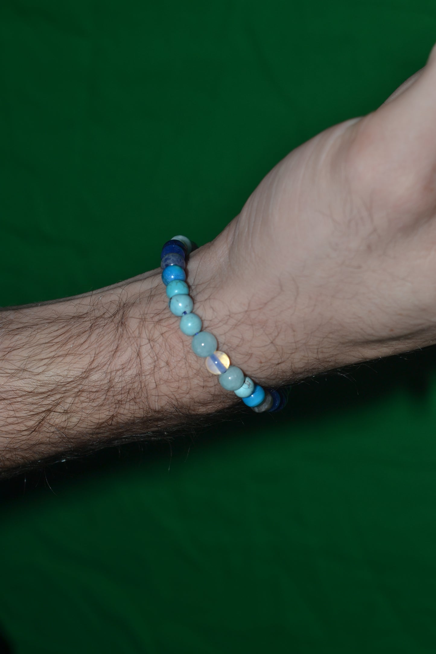 Ocean Mind Bracelet – 4mm Blues for Calm, Truth & Emotional Wisdom
