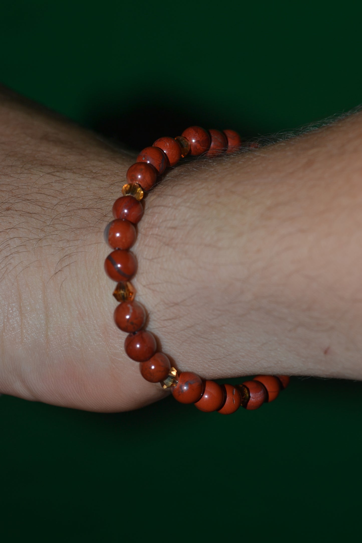 Red Line Jasper Bracelet – Balanced Energy & Inner Resilience