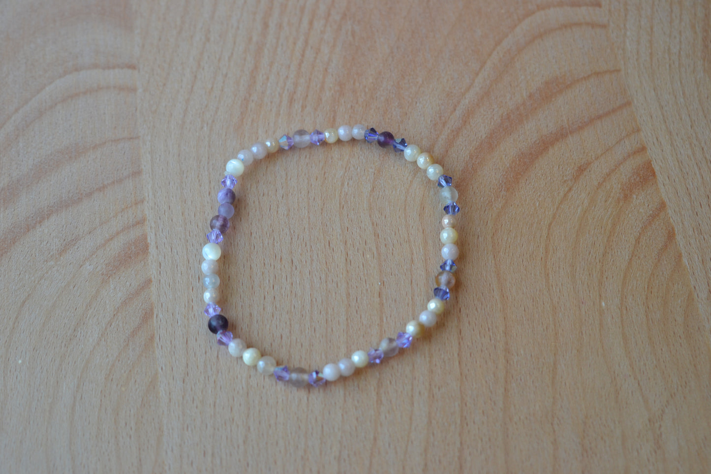 Celestial Alchemy Bracelet – Aura Moonstone, Super 7, Amethyst & More