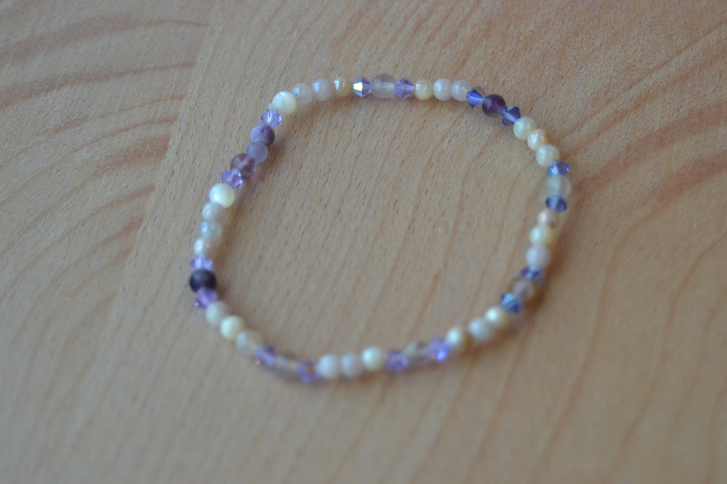 Celestial Alchemy Bracelet – Aura Moonstone, Super 7, Amethyst & More