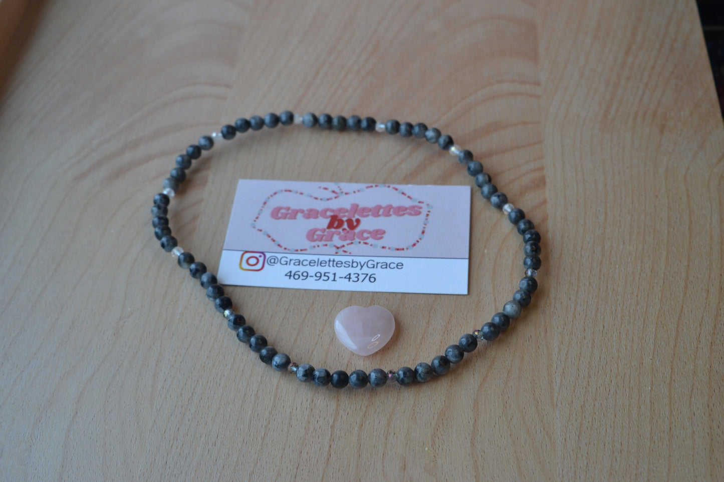 Labradorite & Crystal Light Choker – Intuition, Protection & Inner Spark (16”)
