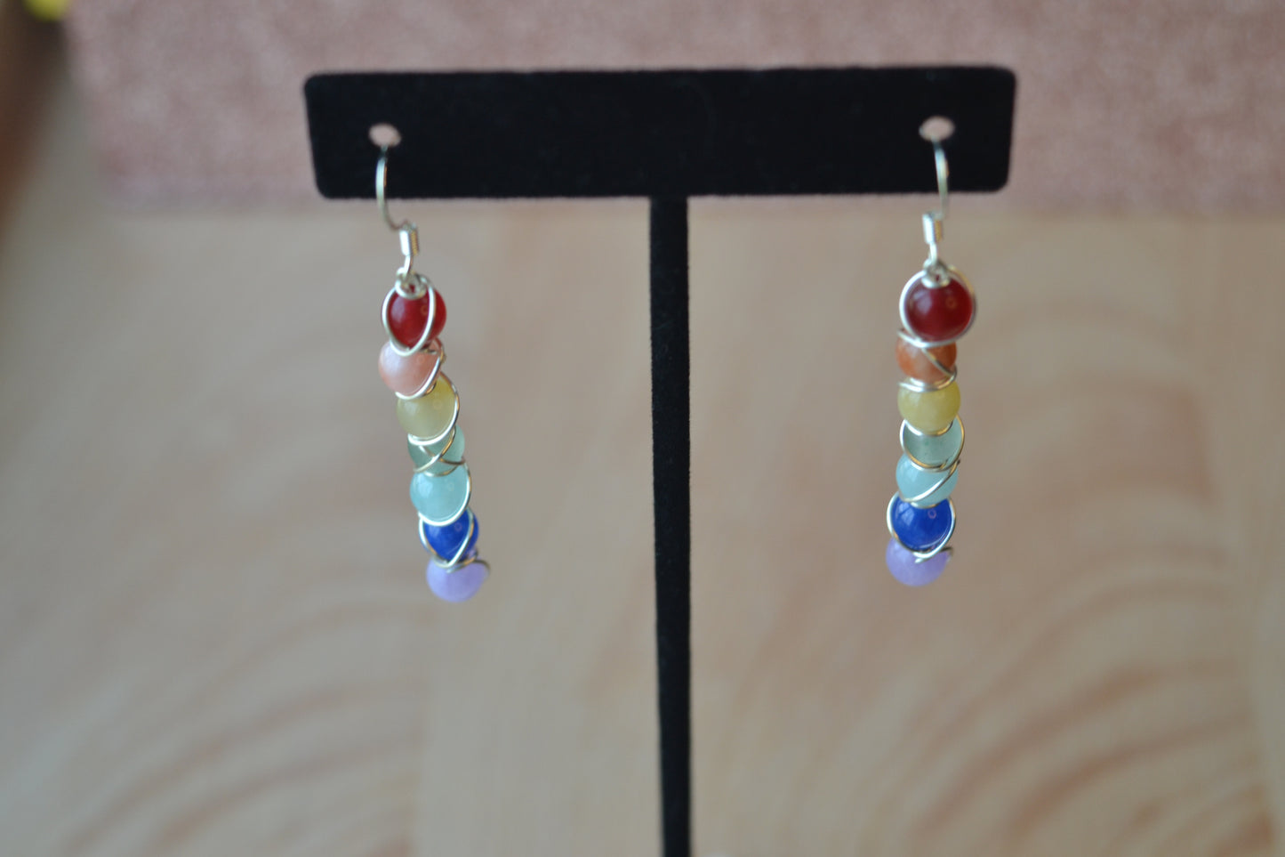 Radiant Rainbow Gemstone Set – Earrings & Bracelet for Balance, Light & Alignment