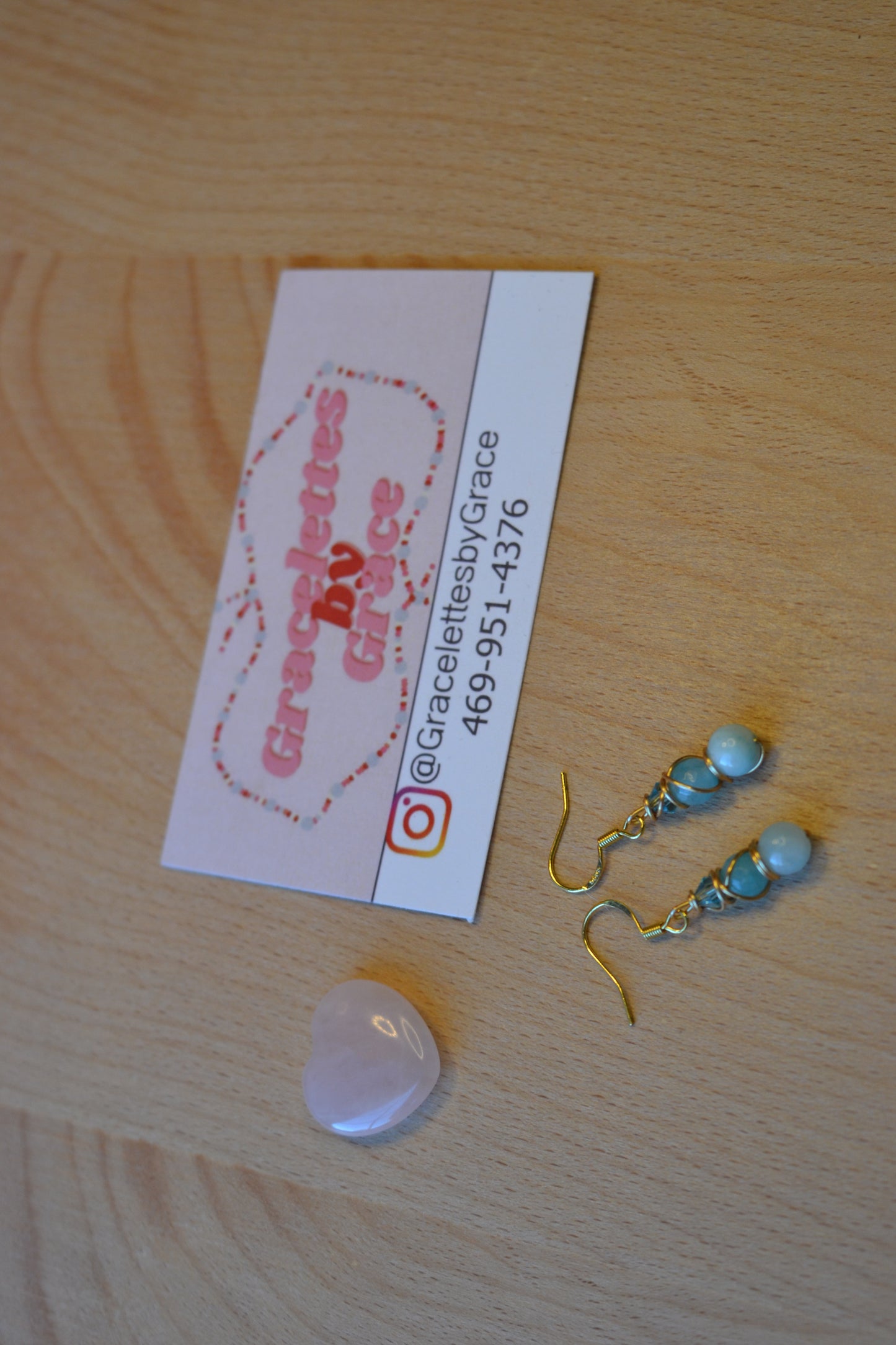 Aquamarine Tiered Earrings – Serenity in Gold (1.25")