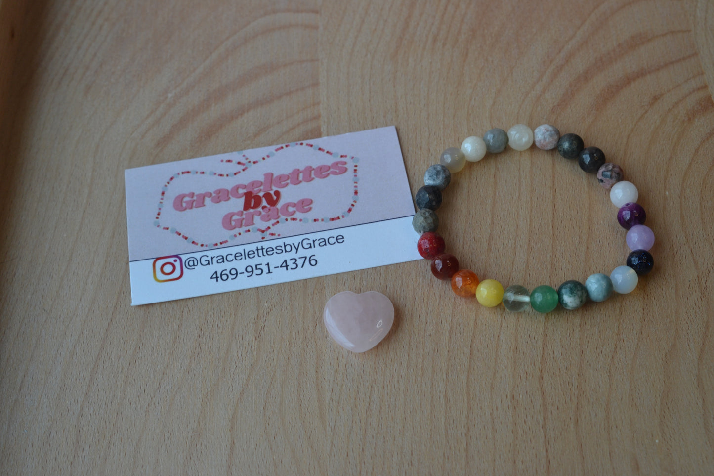 Rainbow Energy Alignment Bracelet – Grounding, Clarity & Emotional Harmony (6mm)