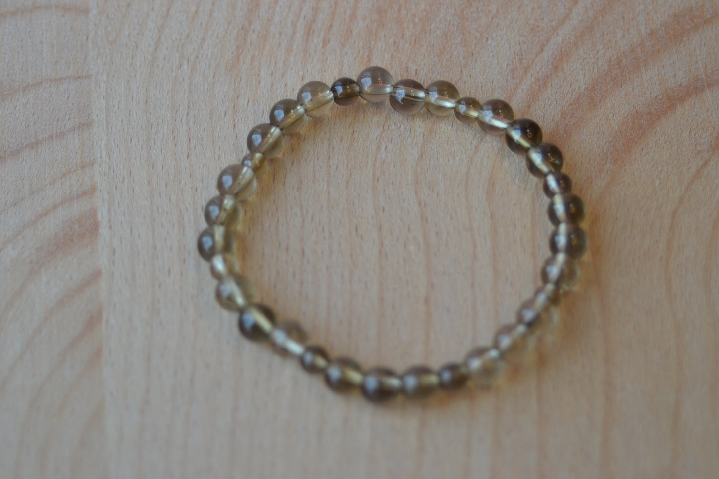 Smoky Quartz Bracelet – Subtle Grounding & Protection (4mm + 2mm)