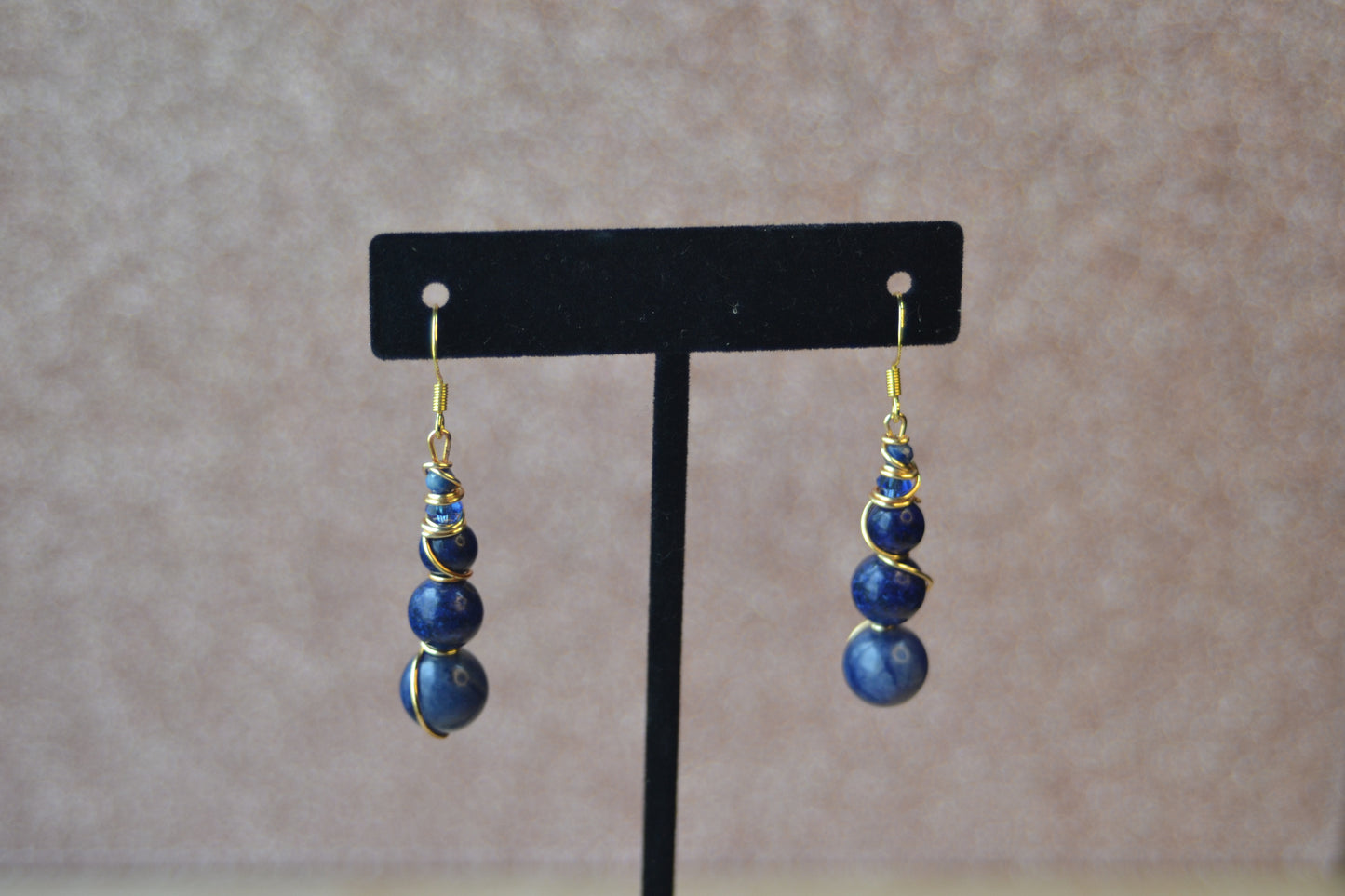 Lapis Lazuli Bracelet & Earring Set – Truth, Wisdom & Royal Radiance
