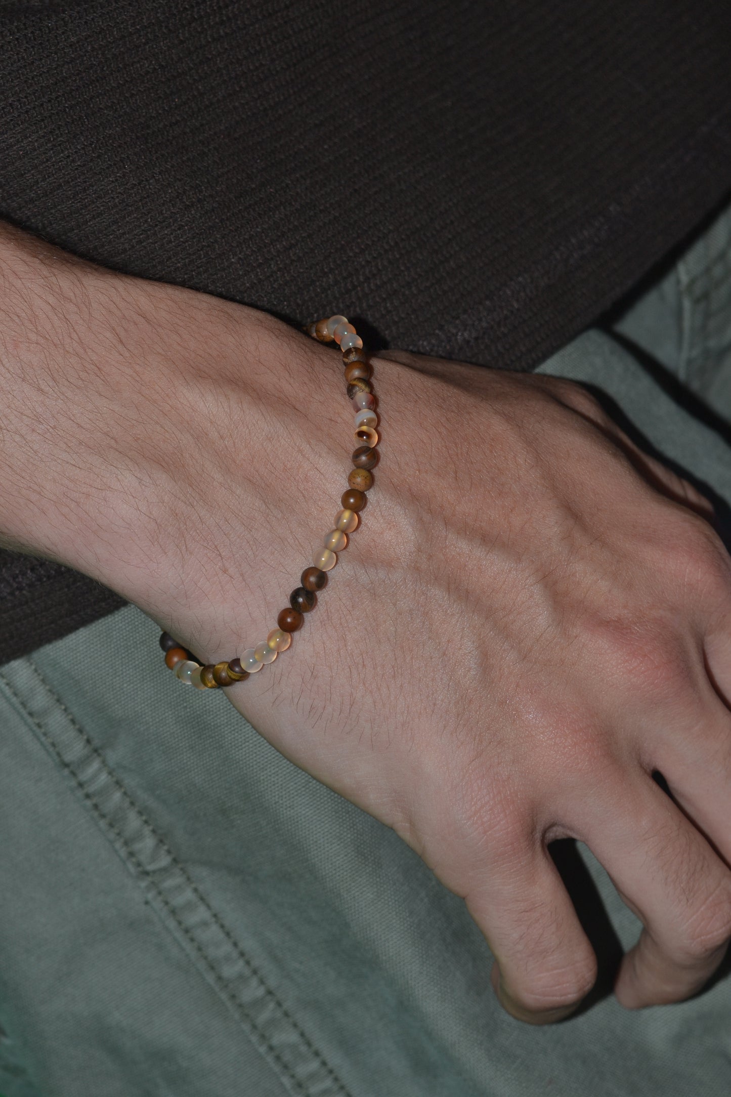 Yellow Agate & Yellow Tiger’s Eye Bracelet – Confidence, Radiance & Inner Power (2mm)