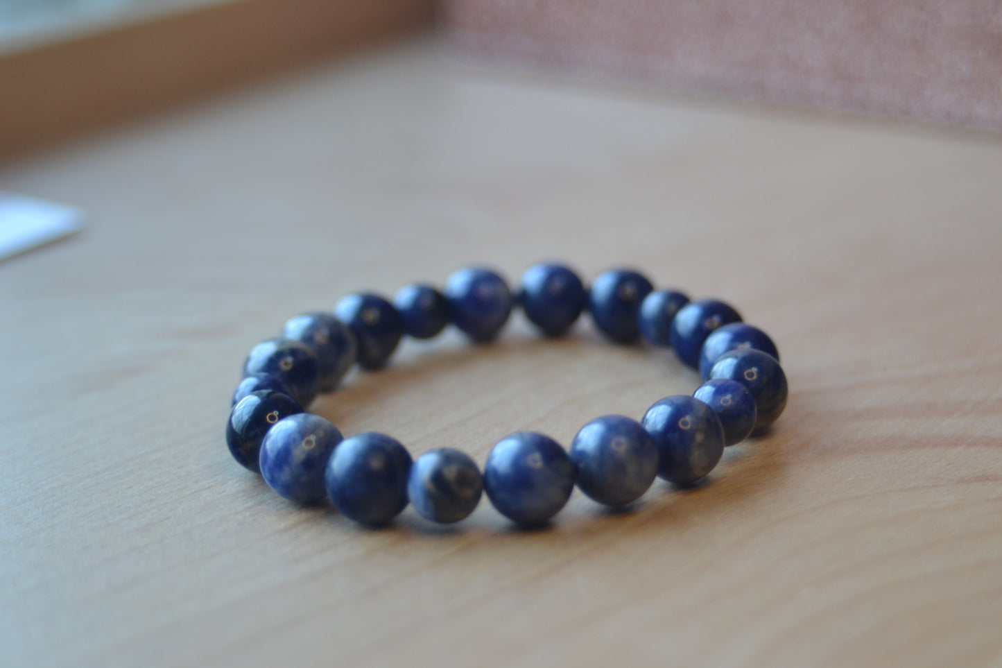 Masculine Sodalite Bracelet – Clarity, Confidence & Calm (8mm + 6mm)
