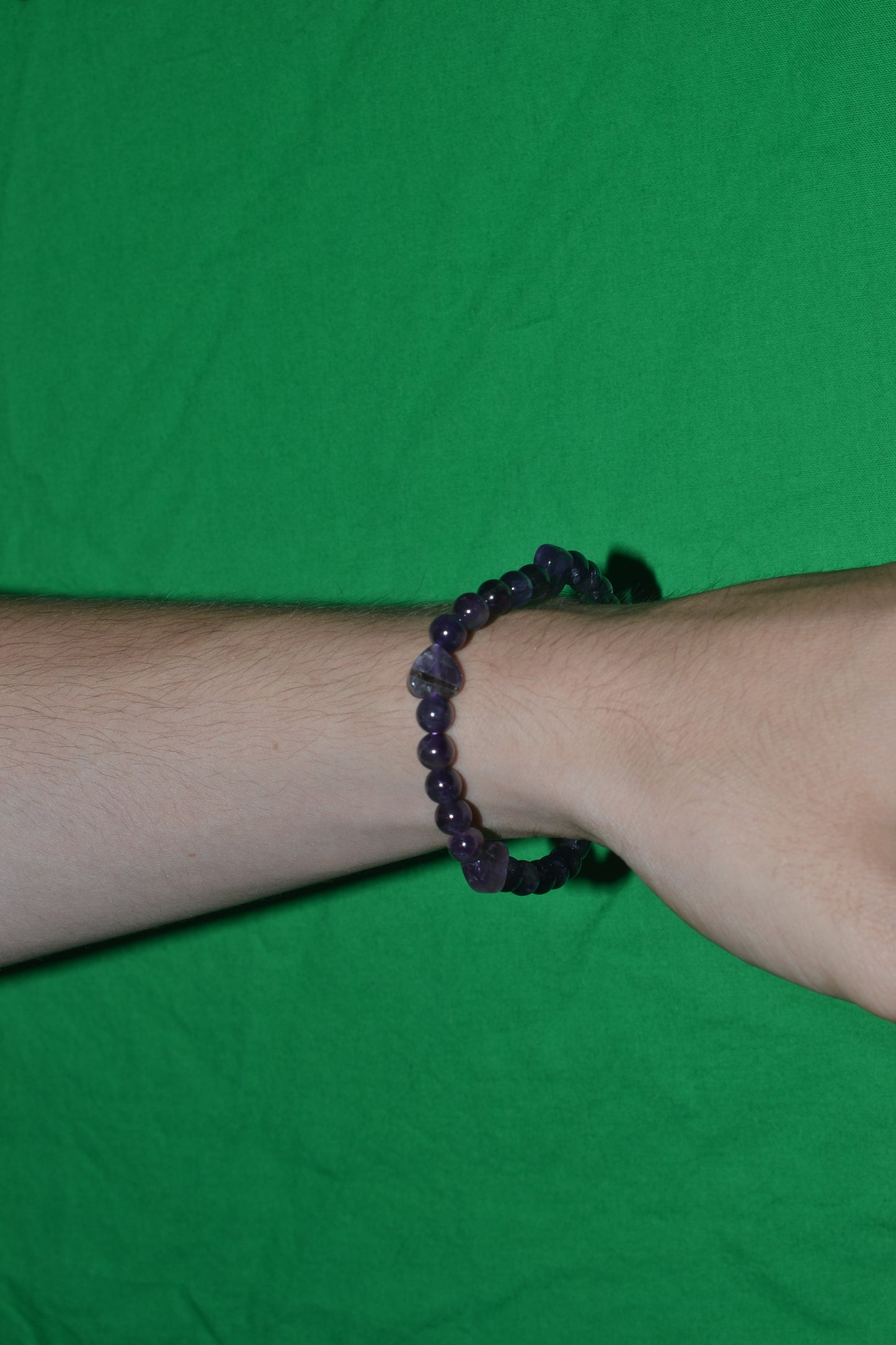 Amethyst Heart Bracelet – Calm, Love & Spiritual Clarity (4mm + 6mm)