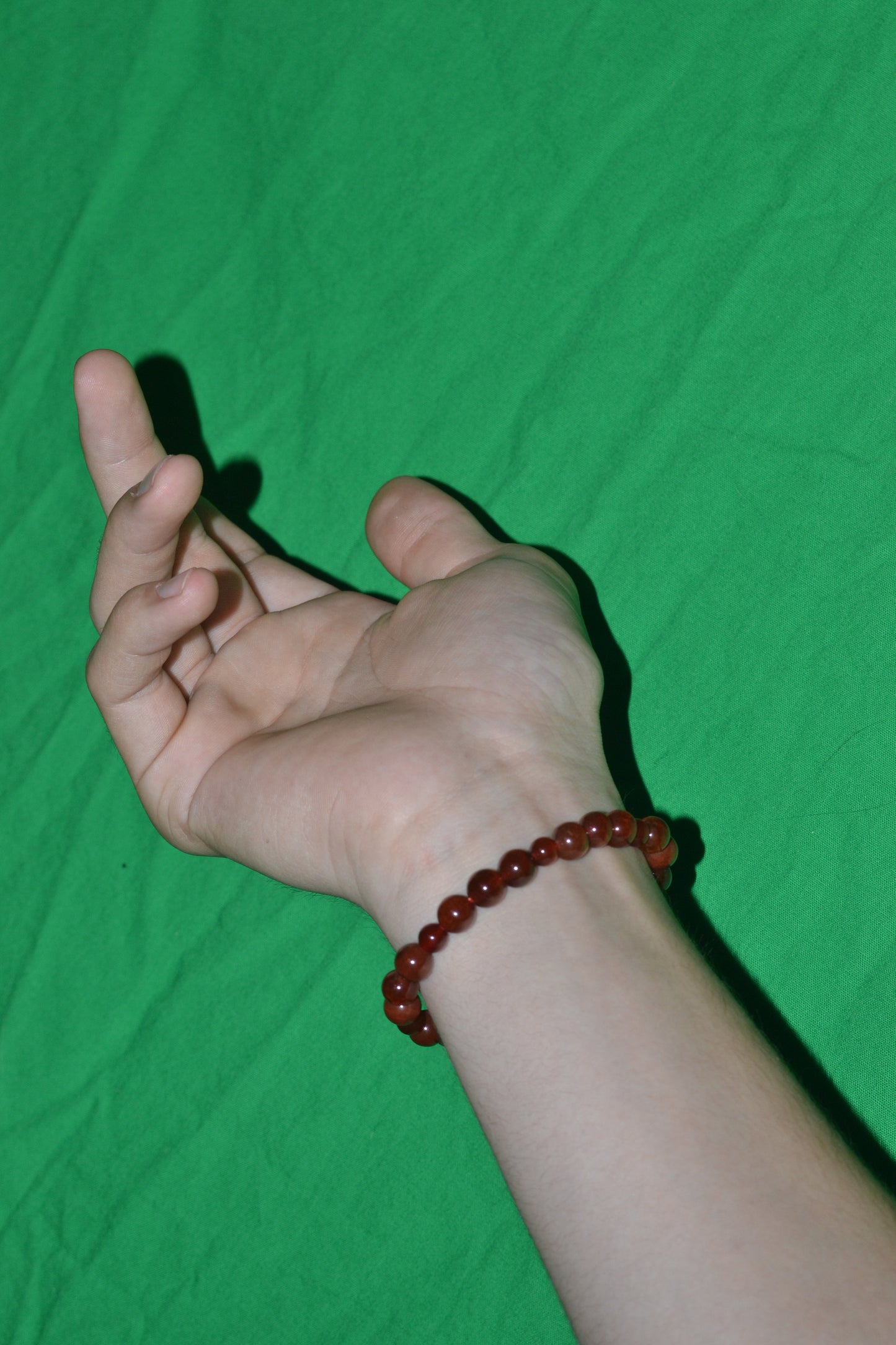 Fire Agate & Carnelian Bracelet – Grounding Masculine Energy & Vitality