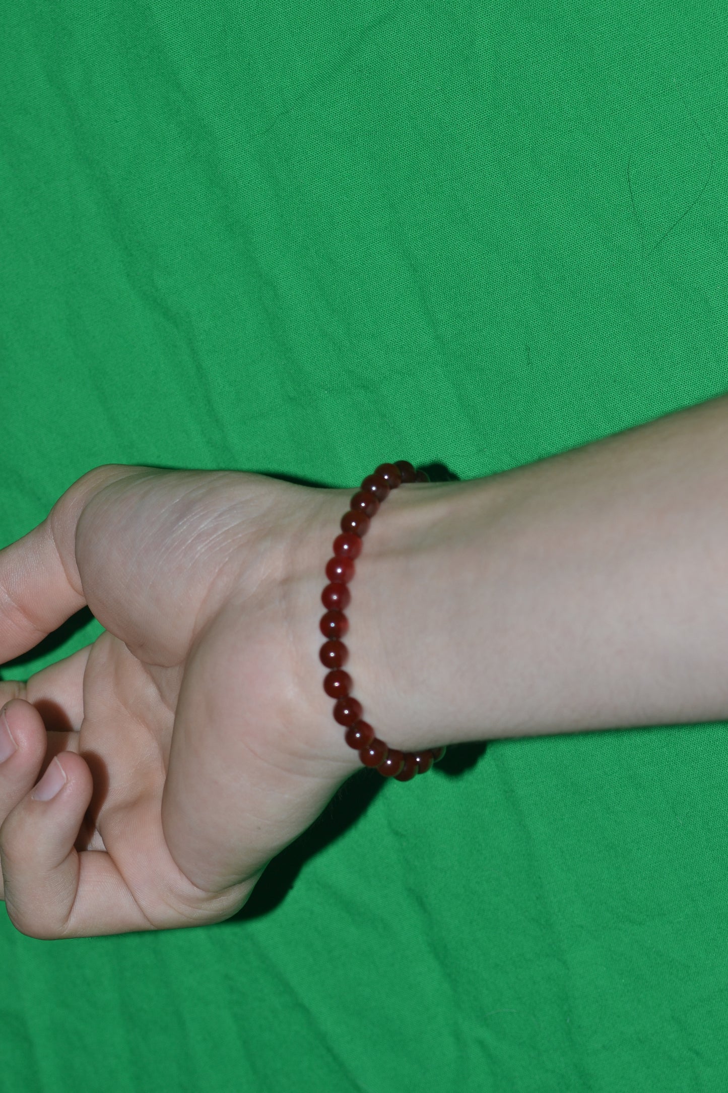 Carnelian & Cherry Quartz Power Bracelet – For Courage, Fire & Fighting for Yourself