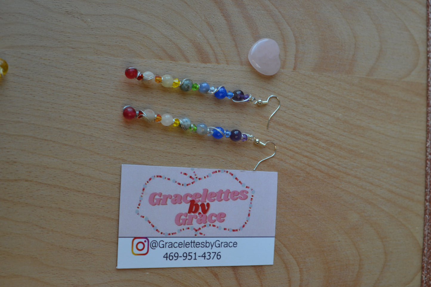 🌈 Chakra Alignment Earrings – “Celestial Flow”