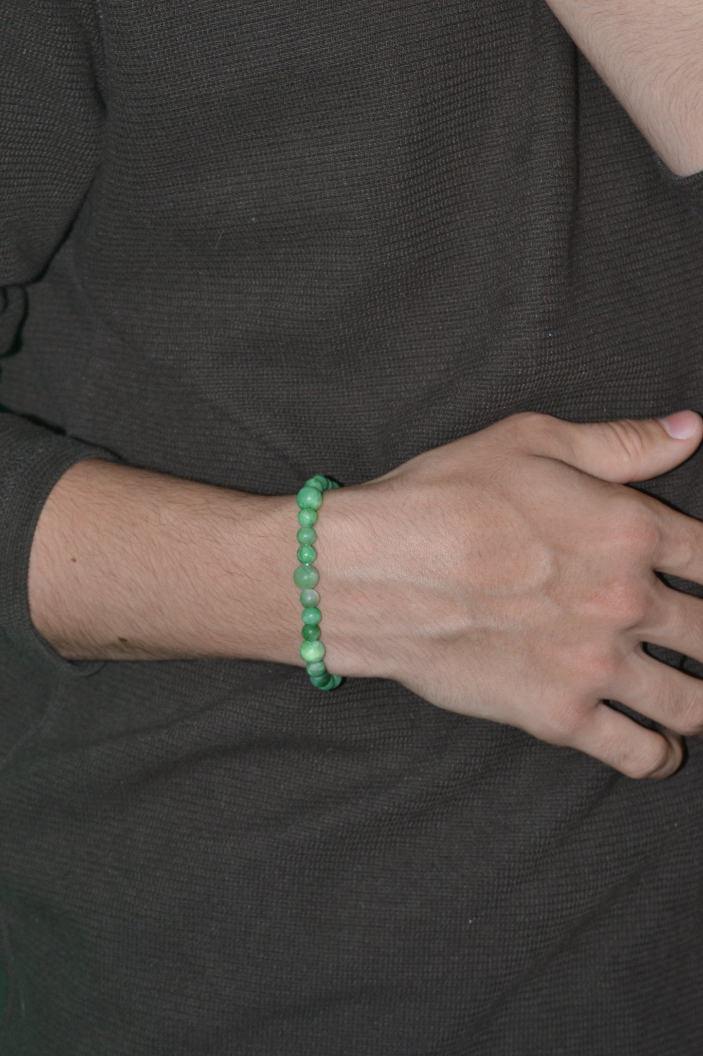Unpolished Jade Bracelet & Earring Set – Raw Heart Energy & Earth Elegance